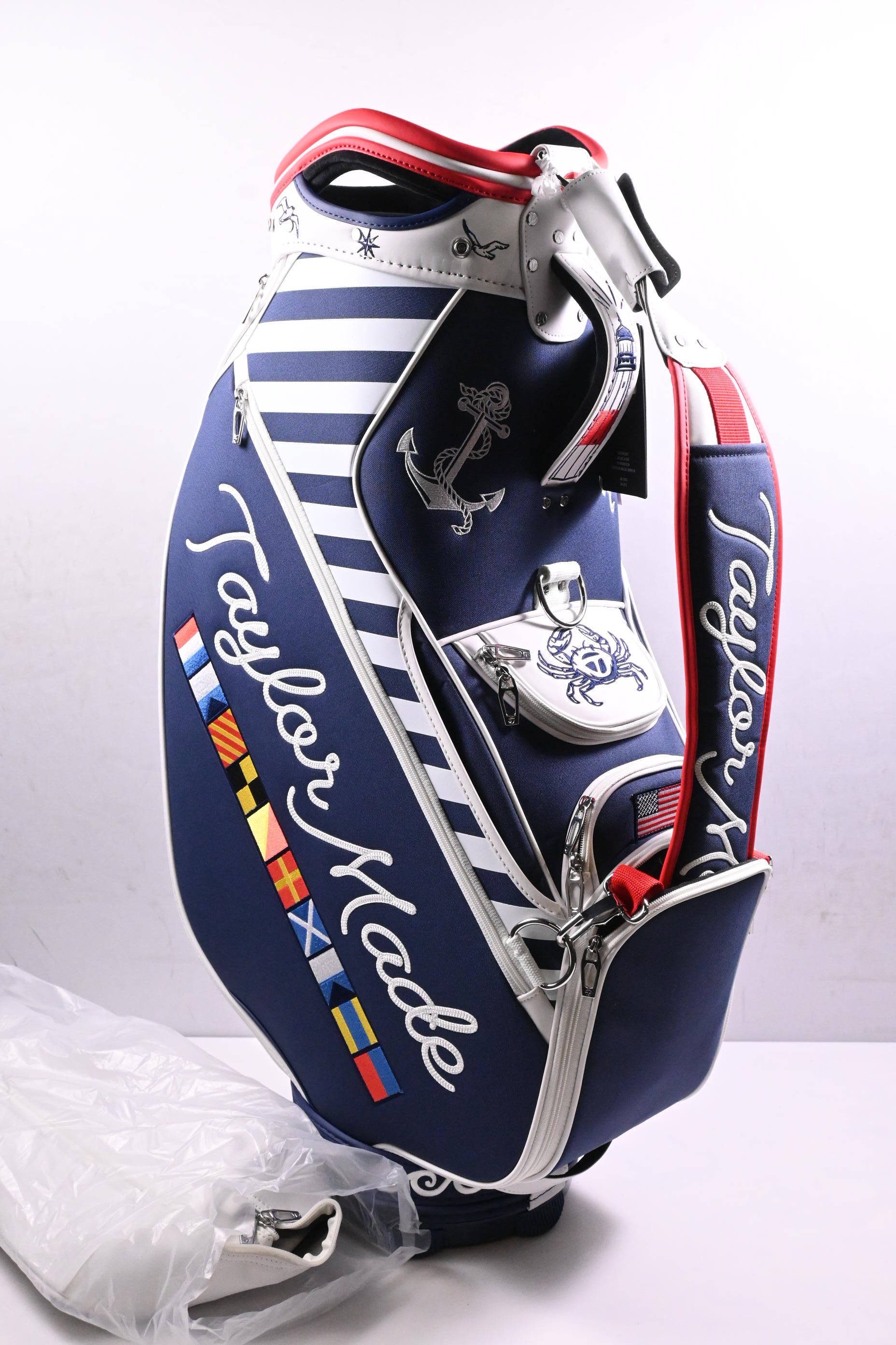 Taylormade Sailors Point Tour Bag / 6-Way Divider / White, Navy