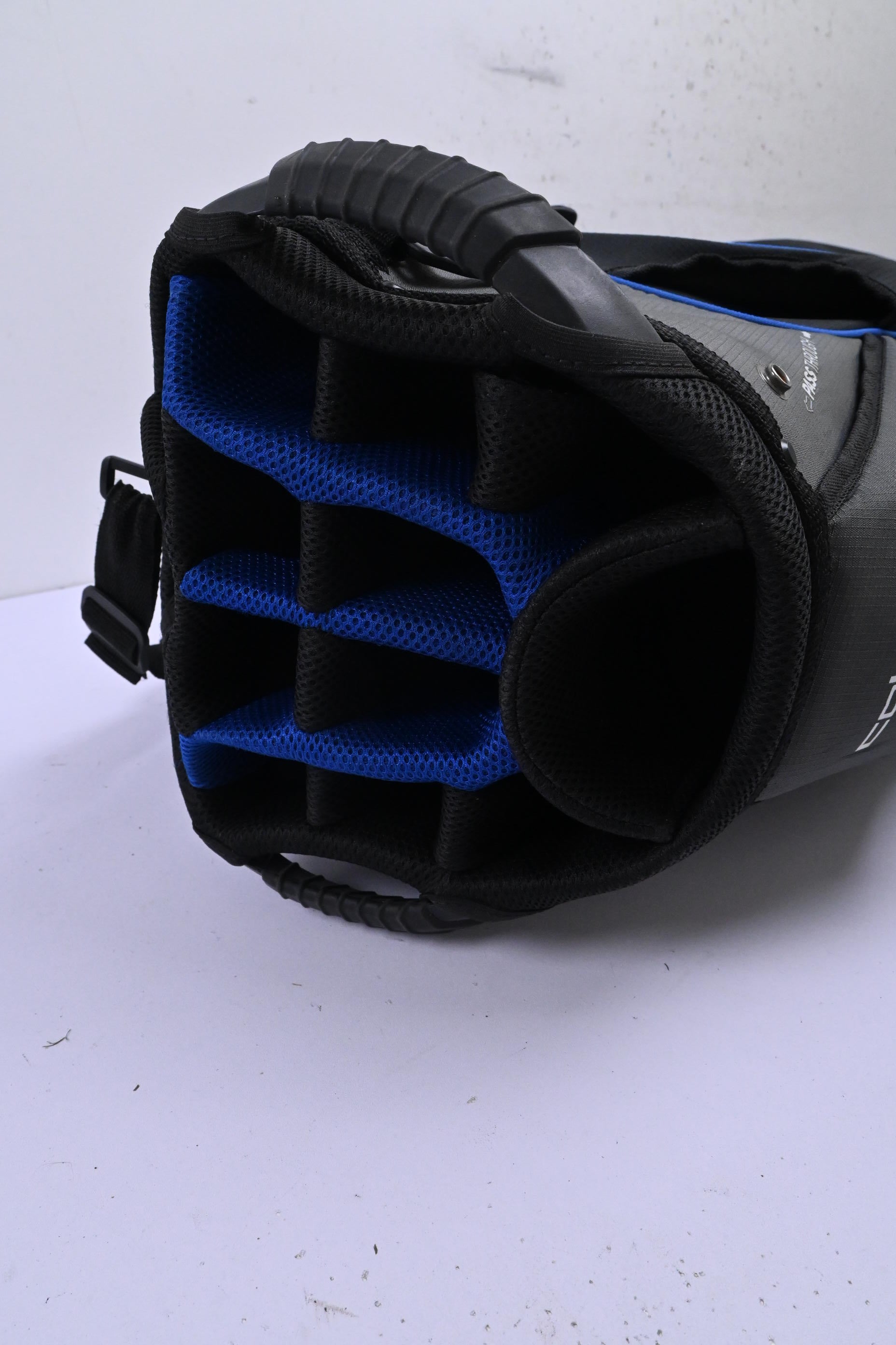 Cobra Cart Bag / 14-Way Divider / Black, Grey & Blue