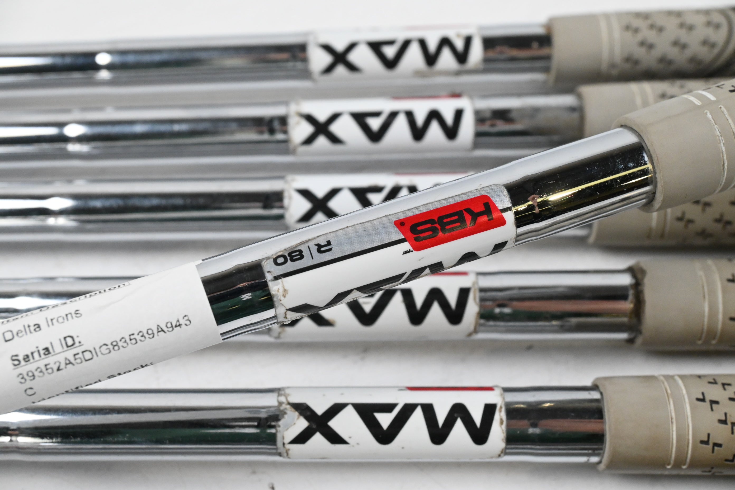 Benross Delta Irons / 5-PW+SW / Regular Flex KBS MAX 80 Steel Shafts