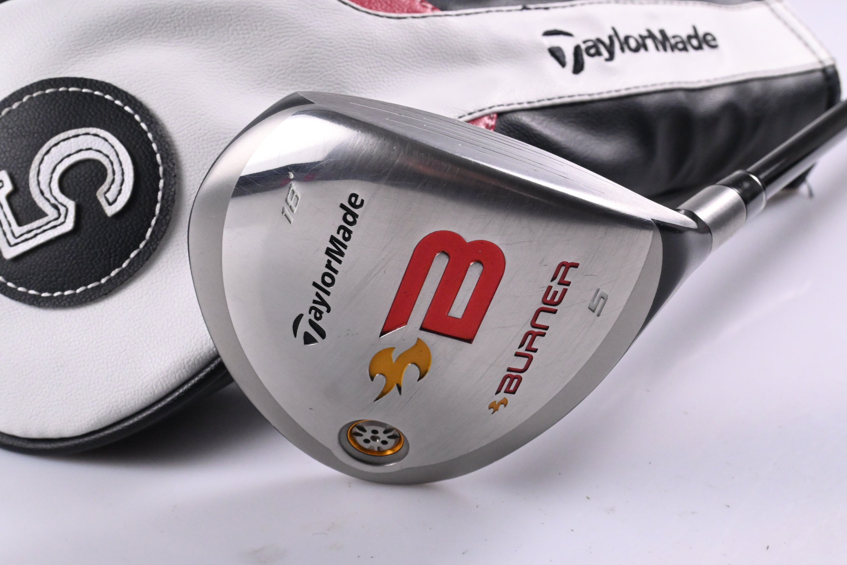 Taylormade Burner 2008 #5 Wood / 18 Degree / Regular Flex Reax 49 Shaft
