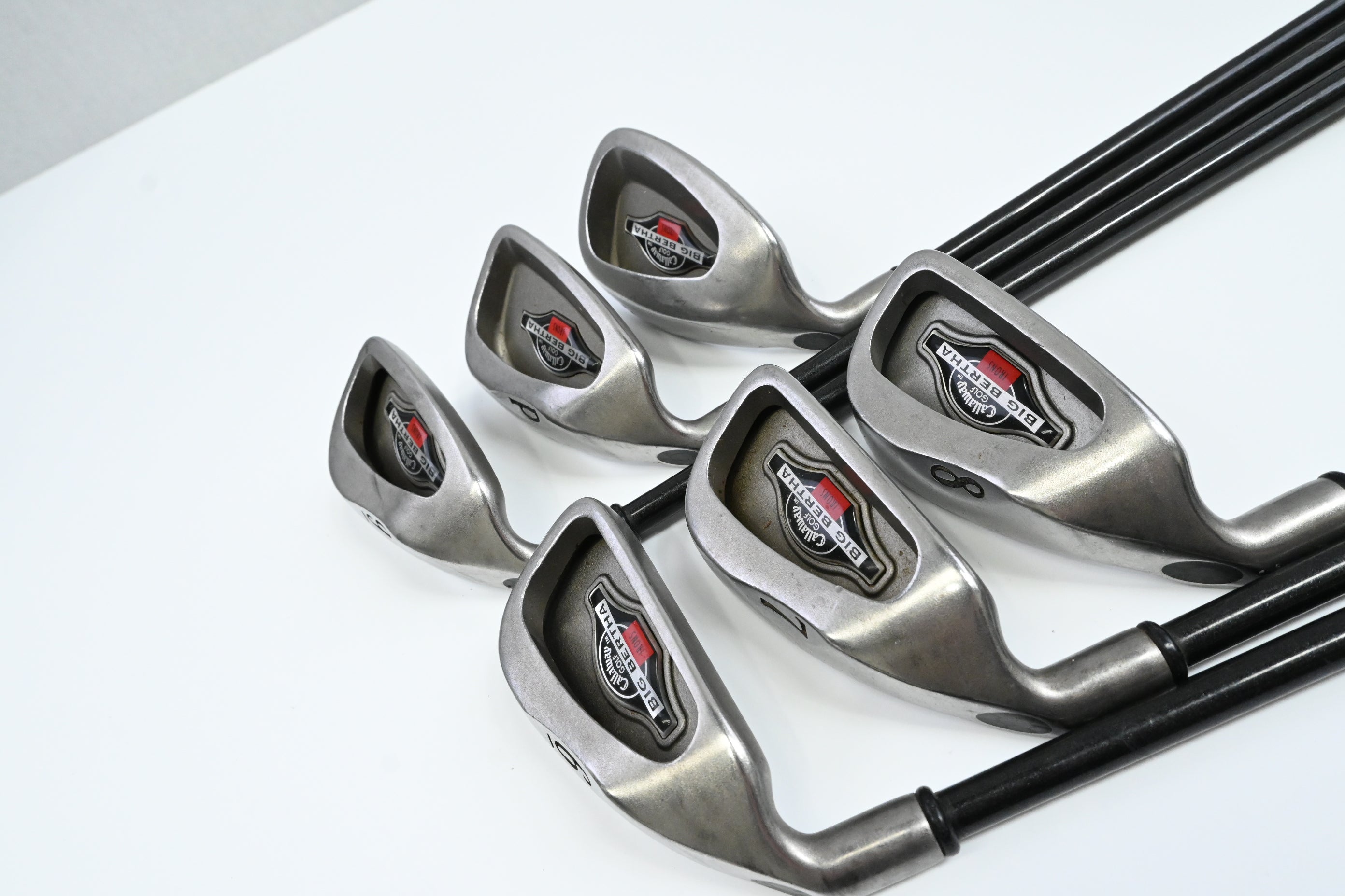 Left Hand Callaway Big Bertha 1996 Irons / 6-PW+SW / Regular Flex Callaway RCH