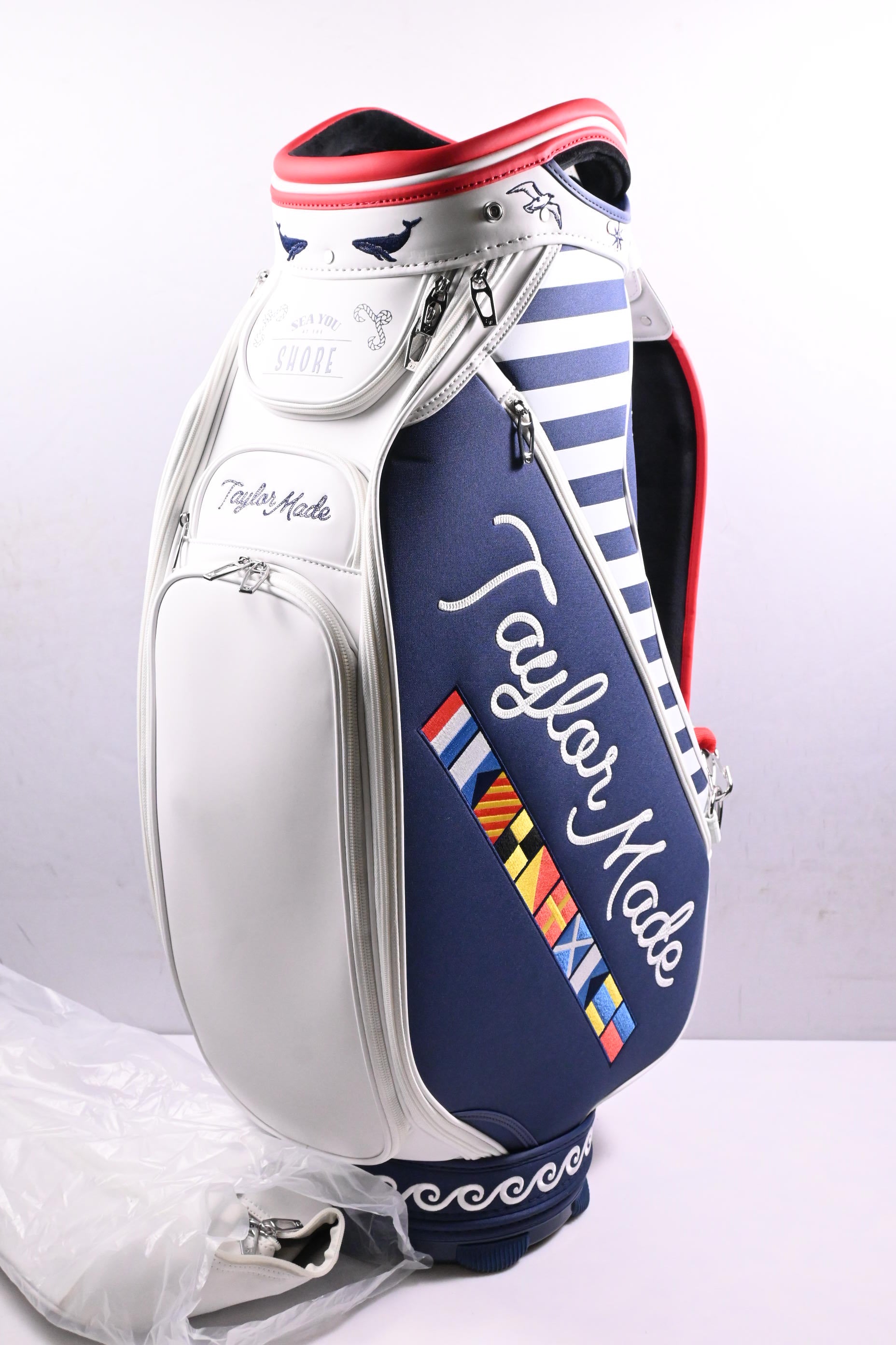 Taylormade Sailors Point Tour Bag / 6-Way Divider / White, Navy