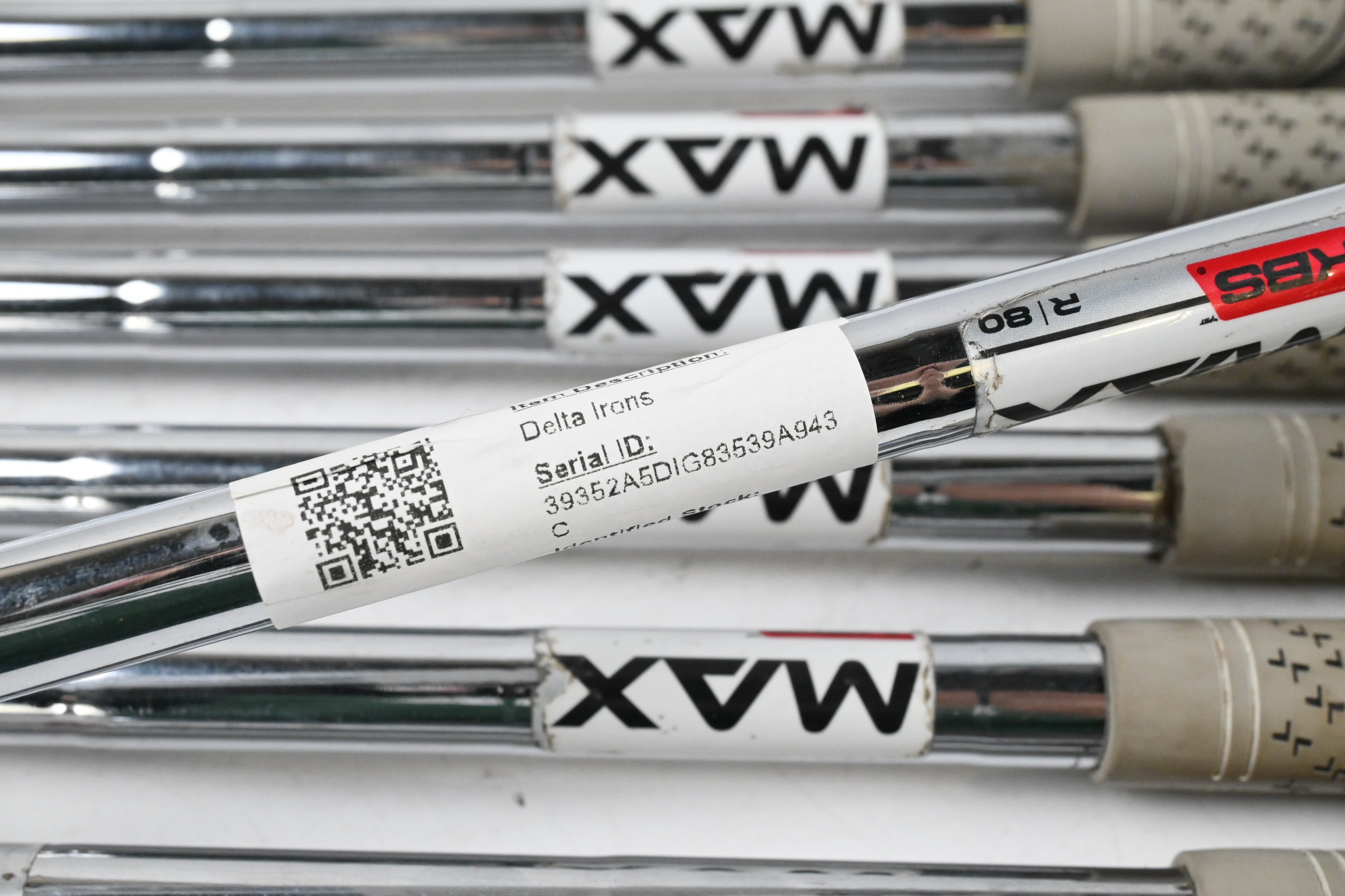 Benross Delta Irons / 5-PW+SW / Regular Flex KBS MAX 80 Steel Shafts