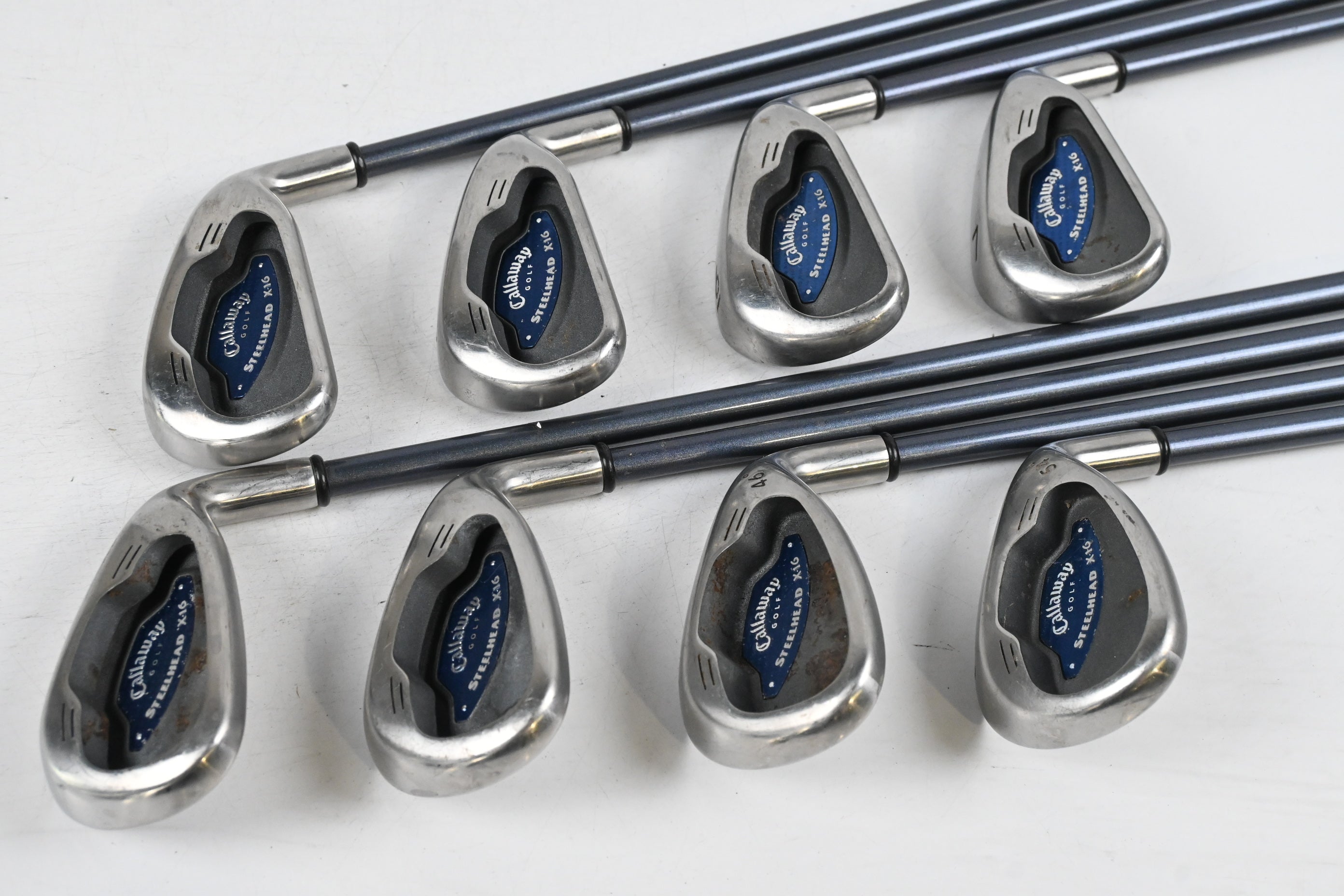 Callaway X-16 Irons / 4-PW+SW / Senior Flex Callaway System 55 Shafts