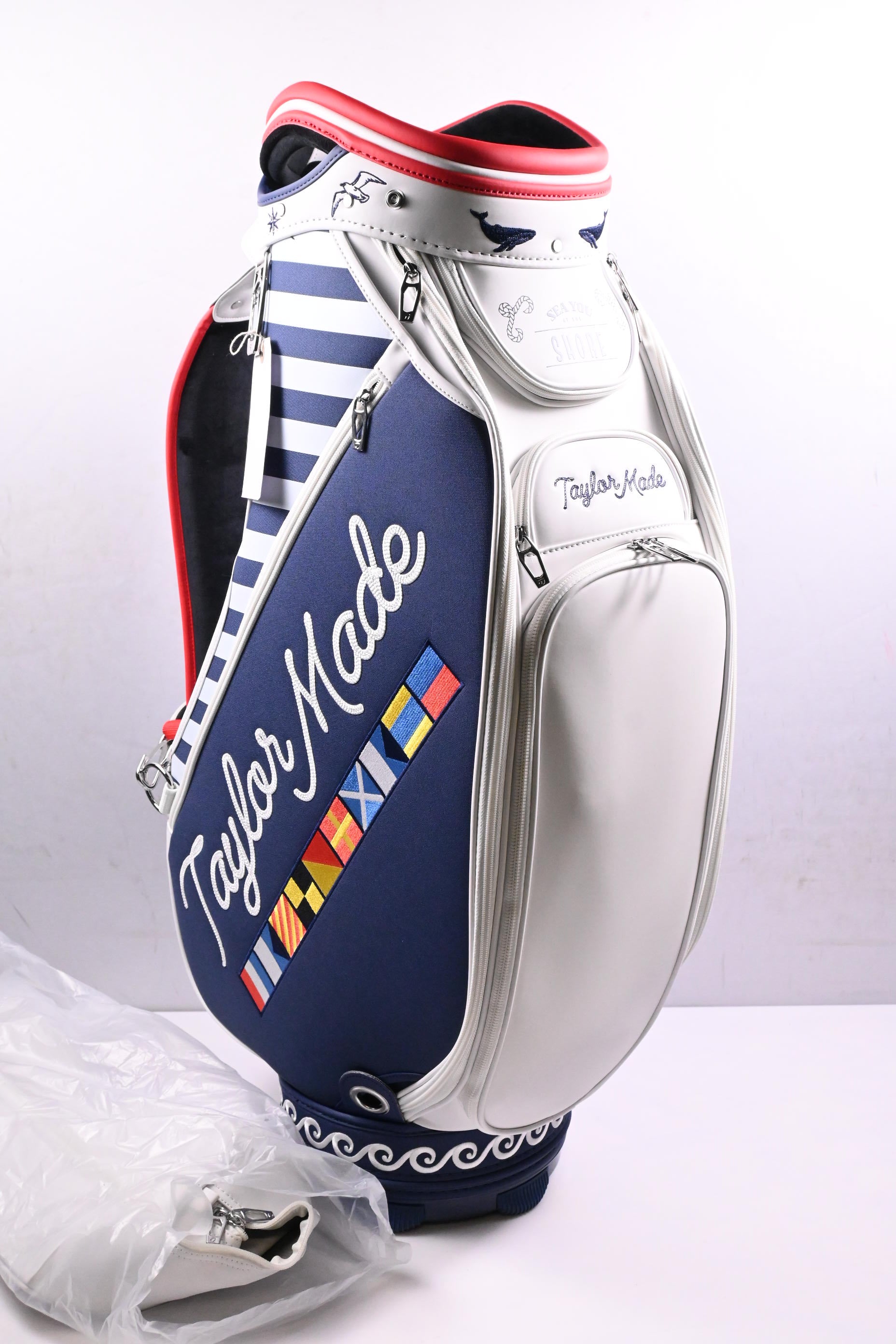 Taylormade Sailors Point Tour Bag / 6-Way Divider / White, Navy