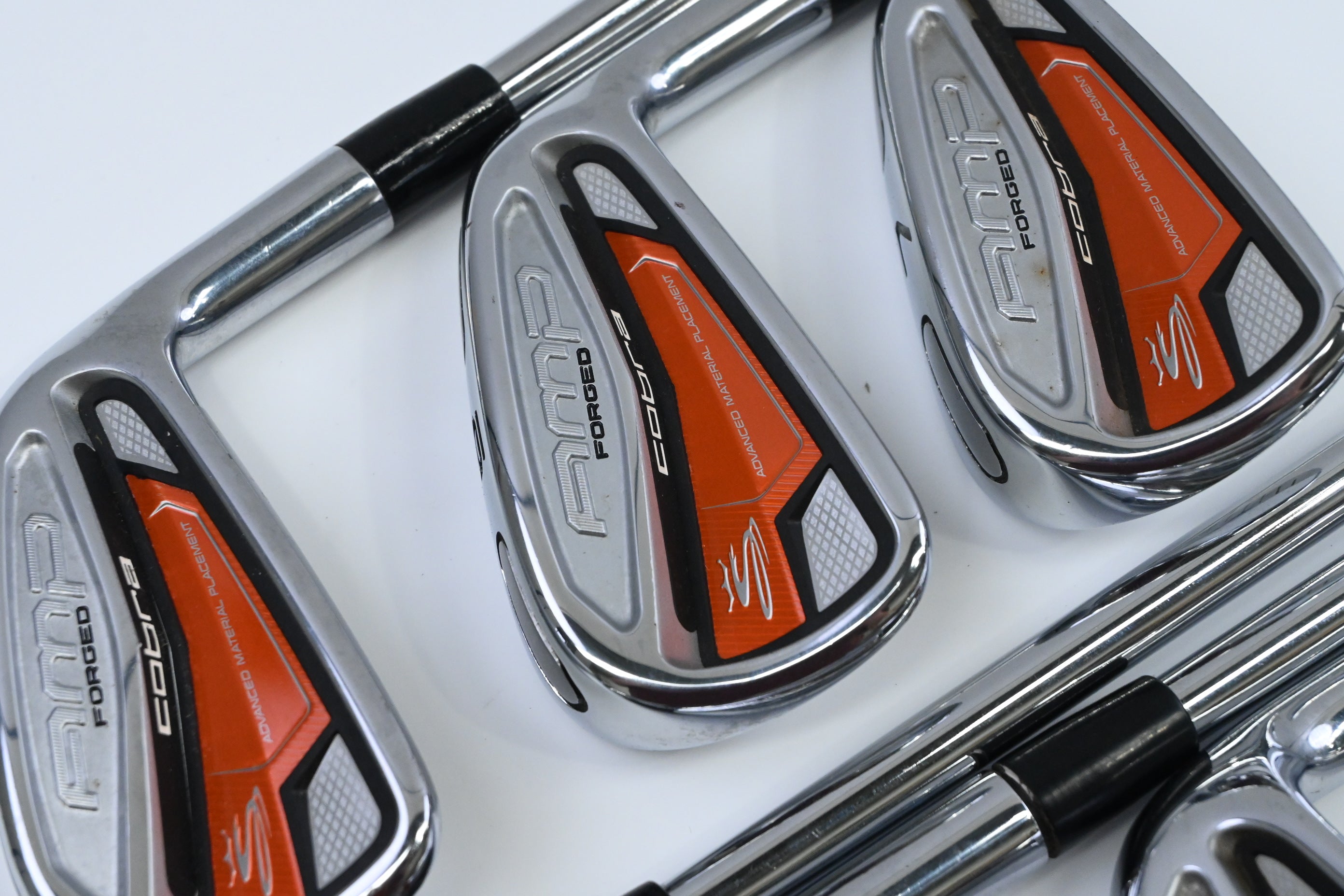 Cobra AMP Forged Irons / 5-PW+GW / Regular Plus Flex KBS Tour Shafts