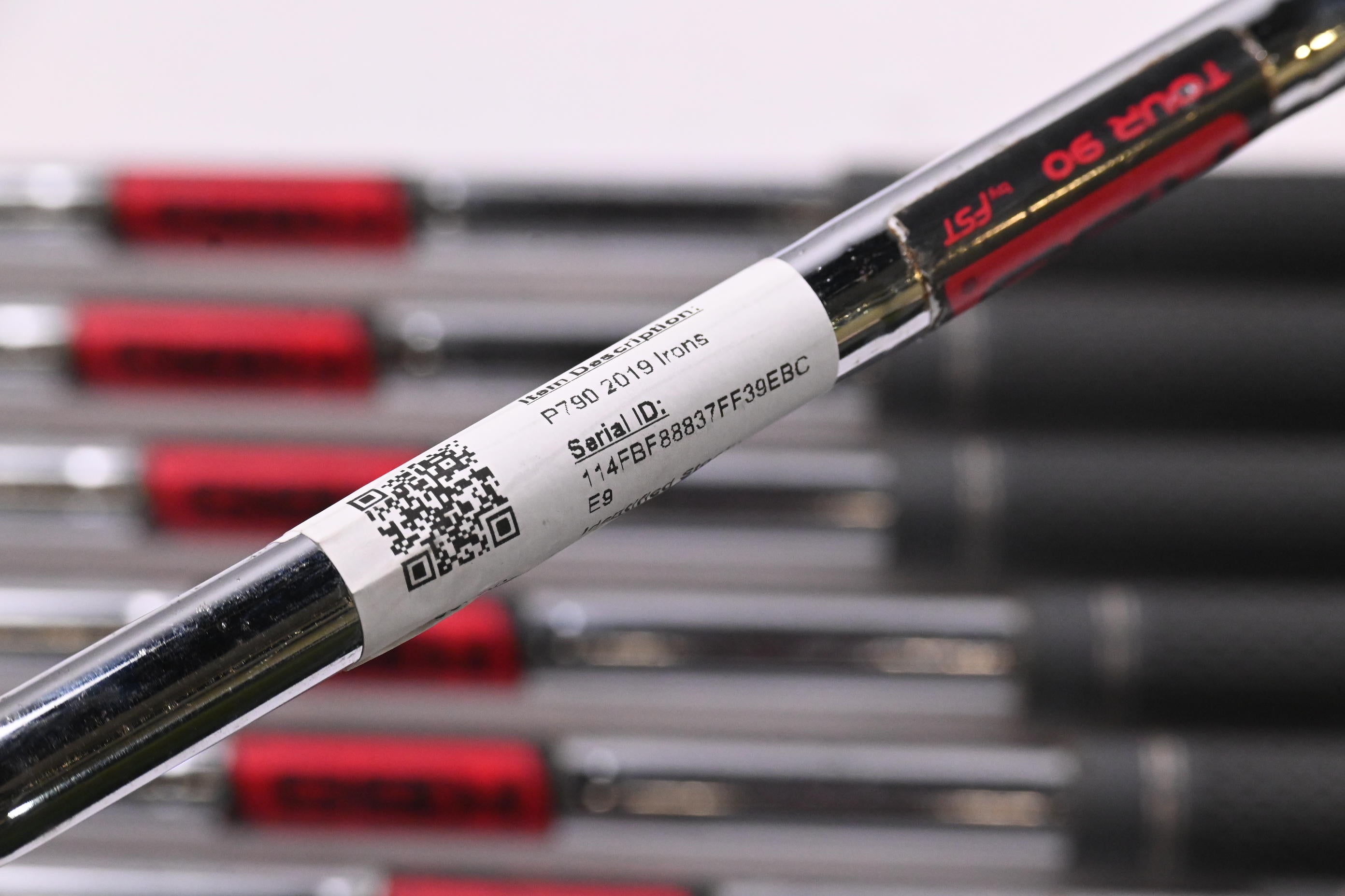 Taylormade P790 2019 Irons / 4-PW+AW / Stiff Flex KBS Tour 90 Shafts