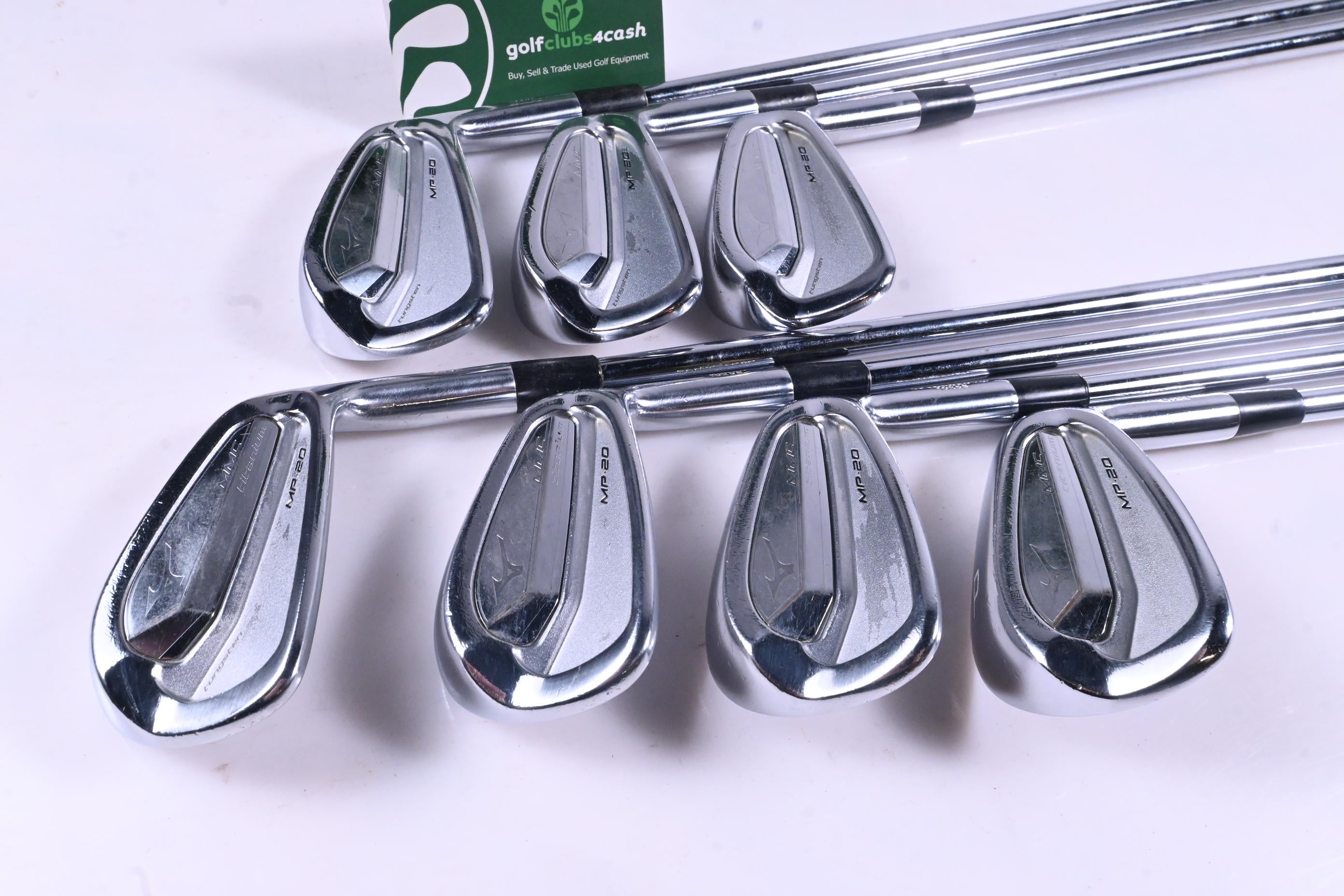 Mizuno MP-20 MMC Irons / 4-PW / Stiff Flex KBS $-Taper 120 Shafts