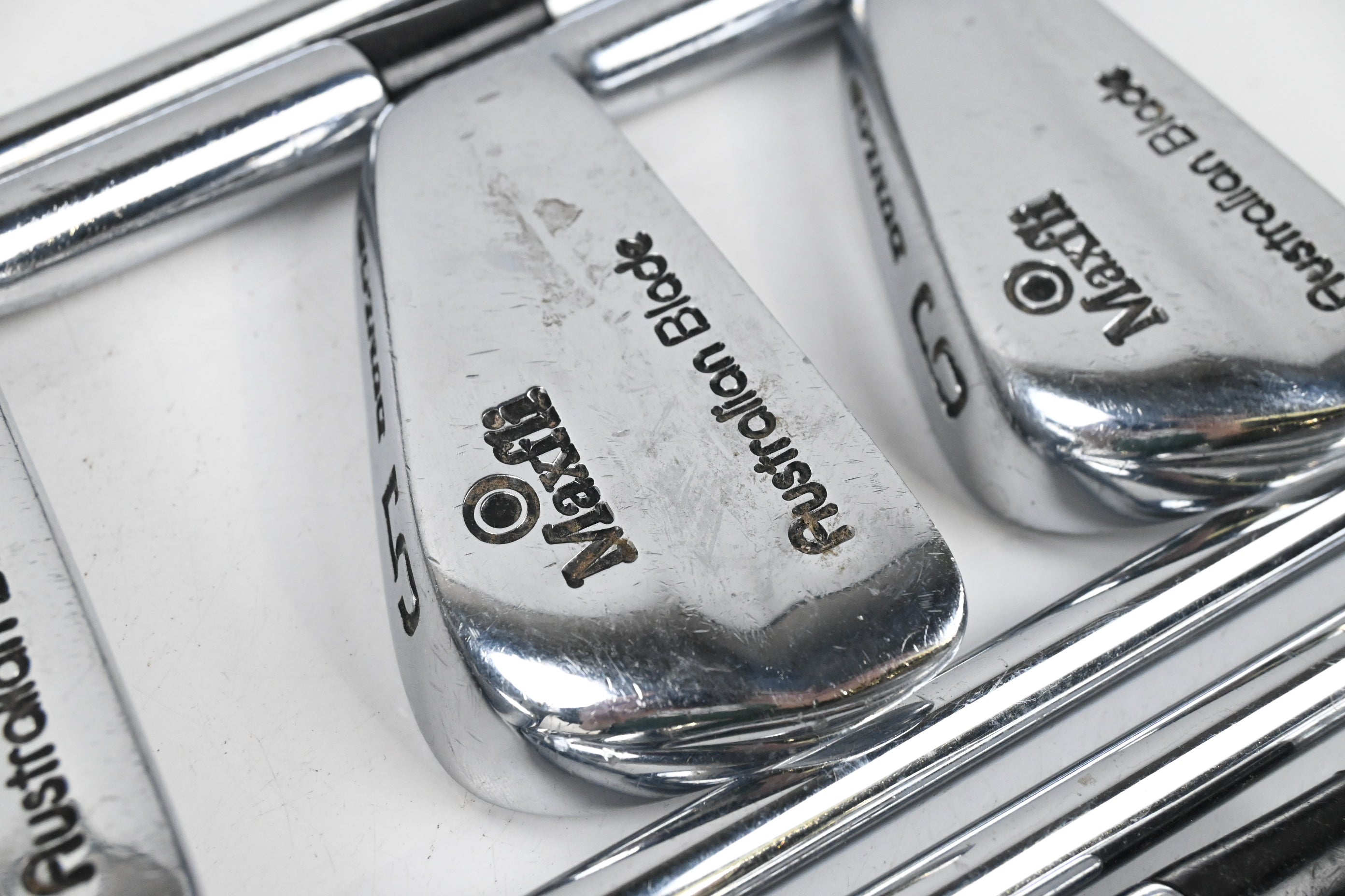 Maxfli Australian Blade Irons / 3-PW+SW / Stiff Flex Dynamic Gold S300 Shafts