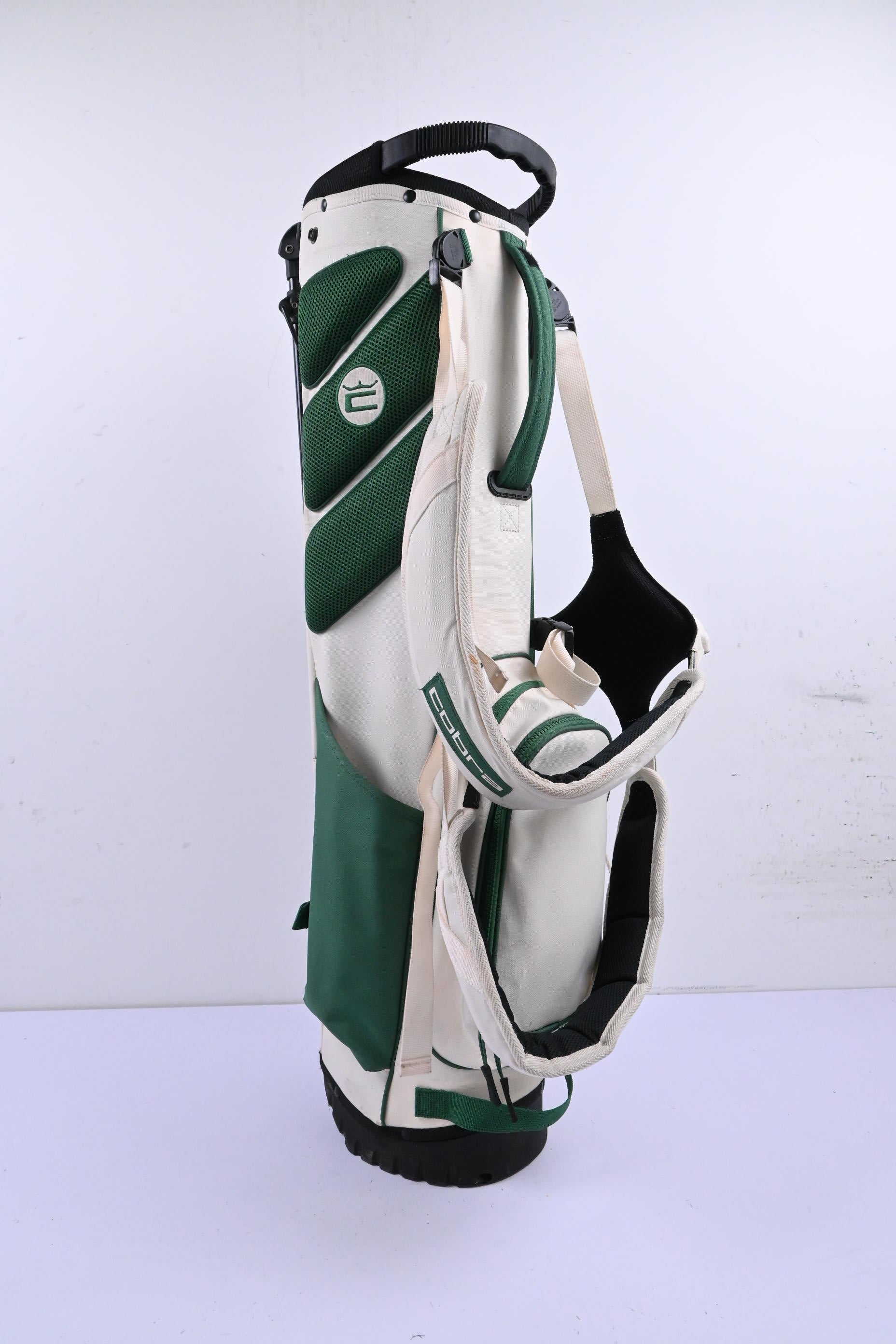 Cobra Stand Bag / 3-Way Divider / White & Green