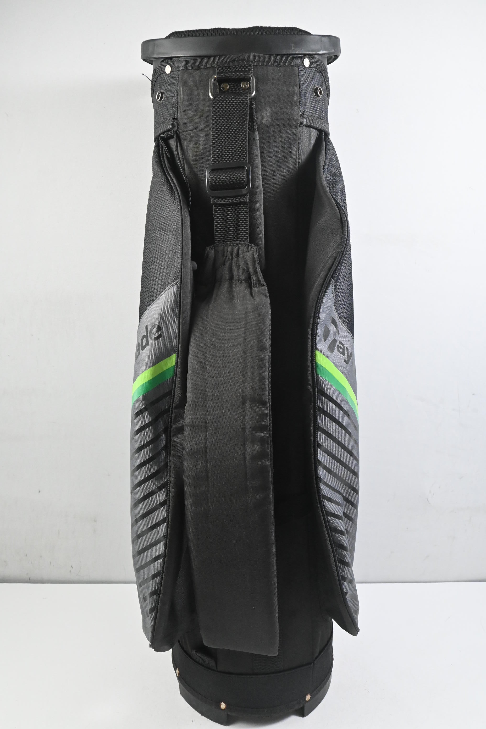 Taylormade Cart Bag / 14-Way Divider / Black, Grey & Green