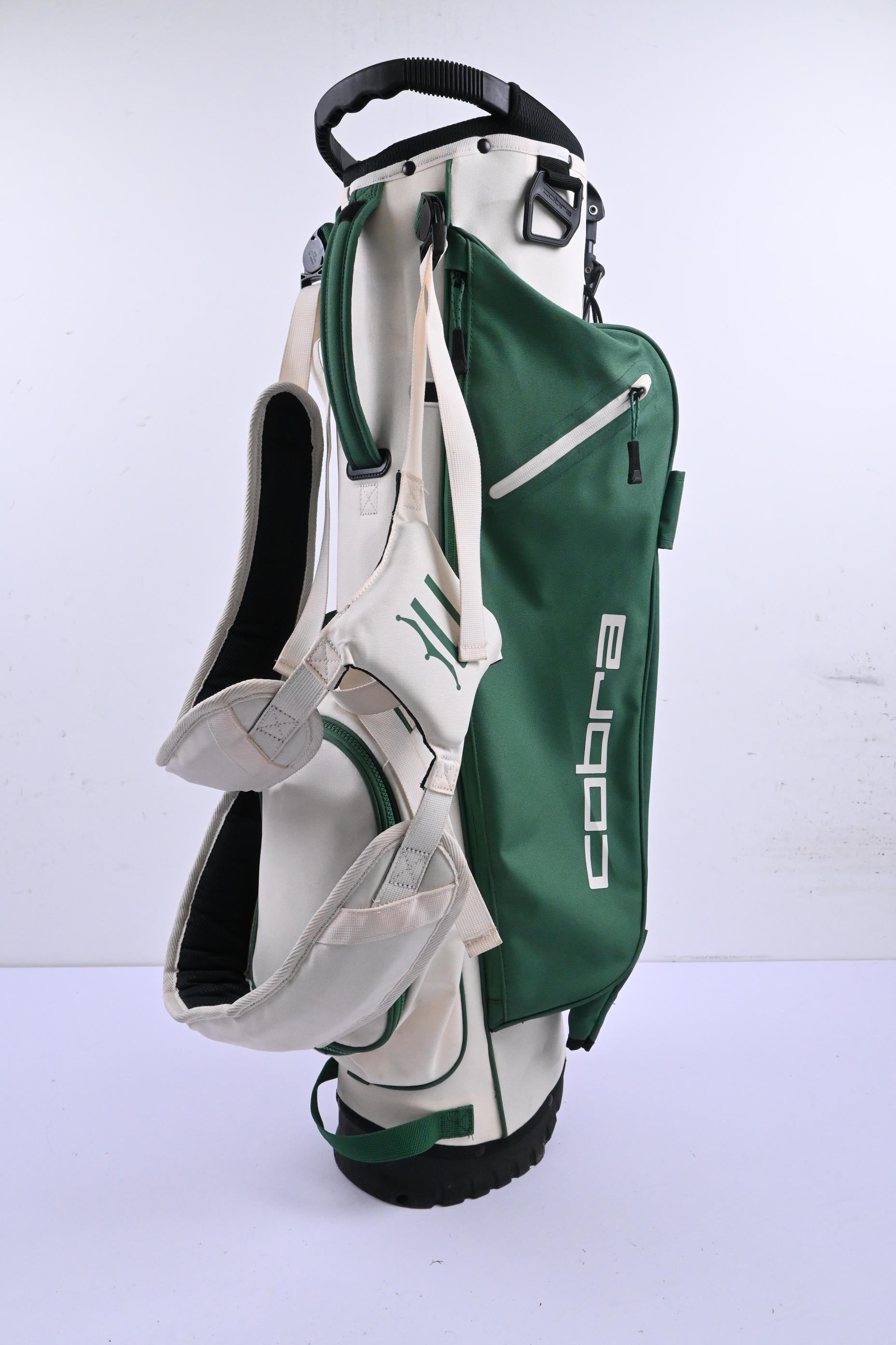 Cobra Stand Bag / 3-Way Divider / White & Green
