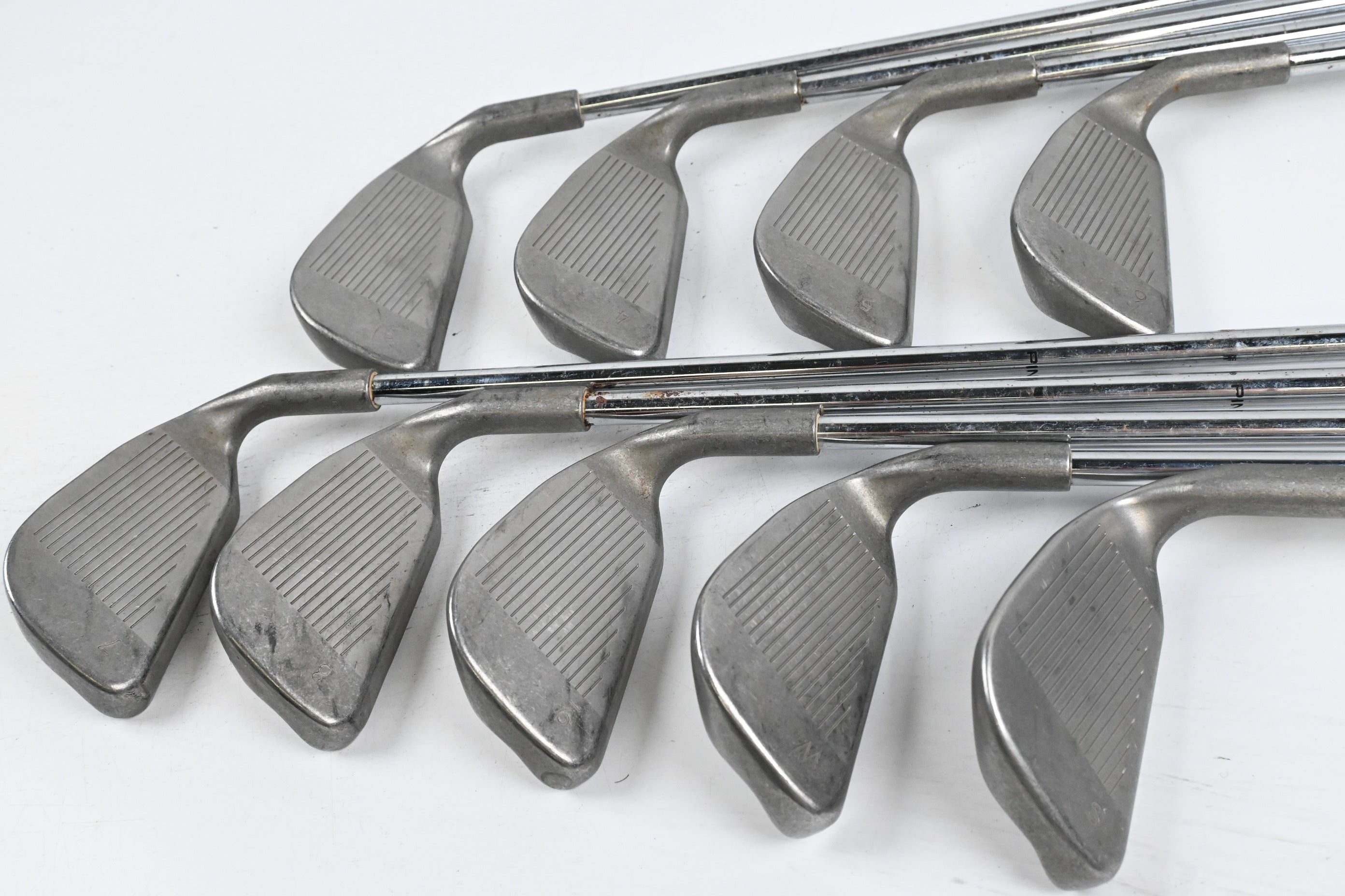 Left Hand Ping Zing Irons / 3-PW+SW / Blue Dot / Regular Flex Ping Karsten Shafts