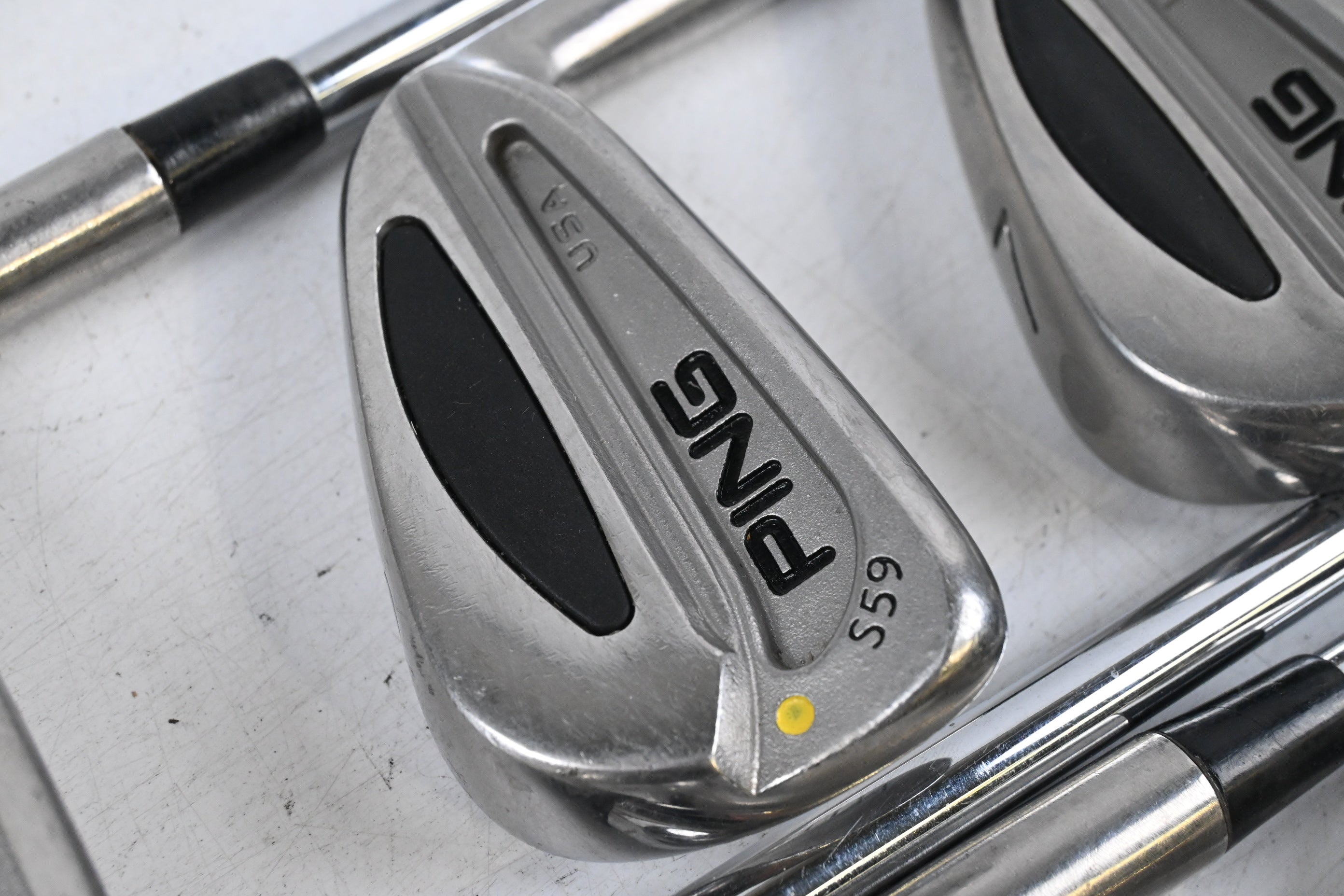 Ping S59 Irons / 5-PW / Yellow Dot / Regular Flex Ping Z65 Shafts