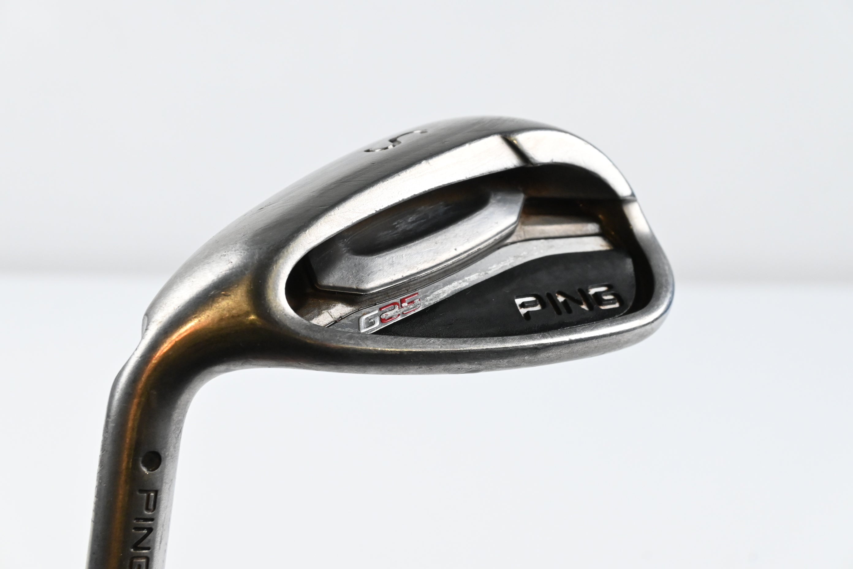 Left Hand Ping G25 Sand Wedge / 54 Degree / Black Dot / Stiff Flex Ping CFS