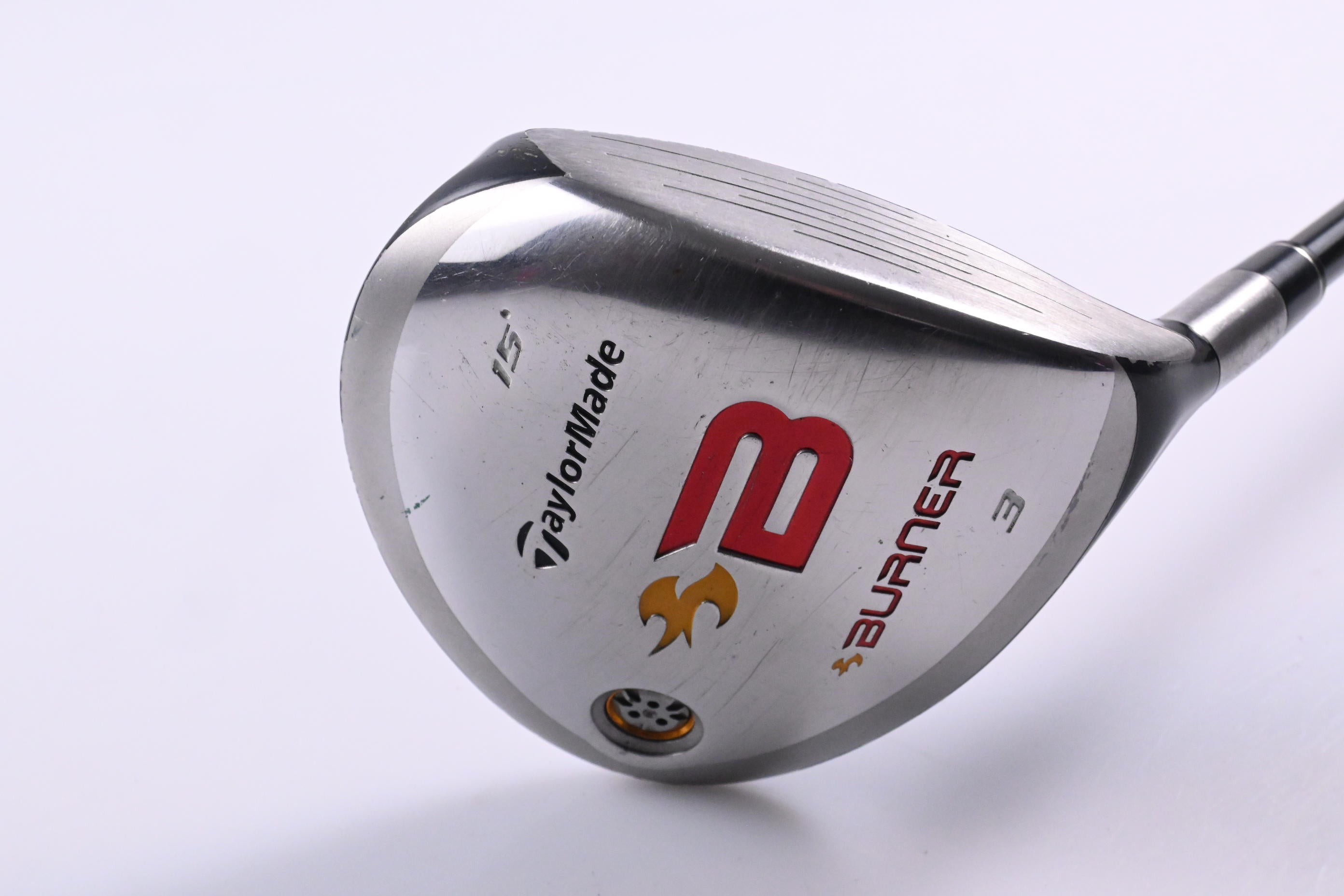 Taylormade Burner 2008 #3 Wood / 15 Degree / Regular Flex Taylormade Reax 49