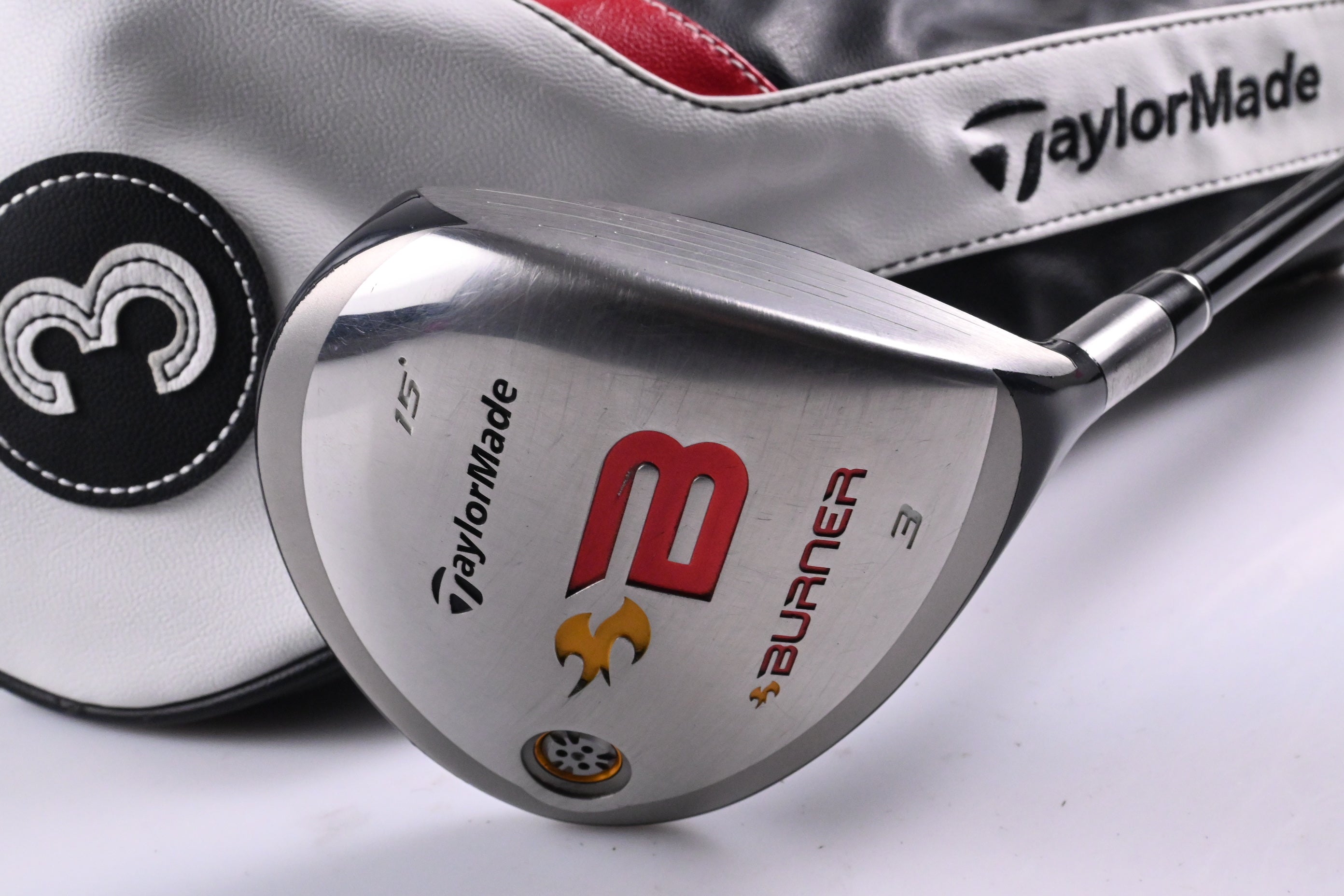 Taylormade Burner 2008 #3 Wood / 15 Degree / Regular Flex Reax 49 Shaft