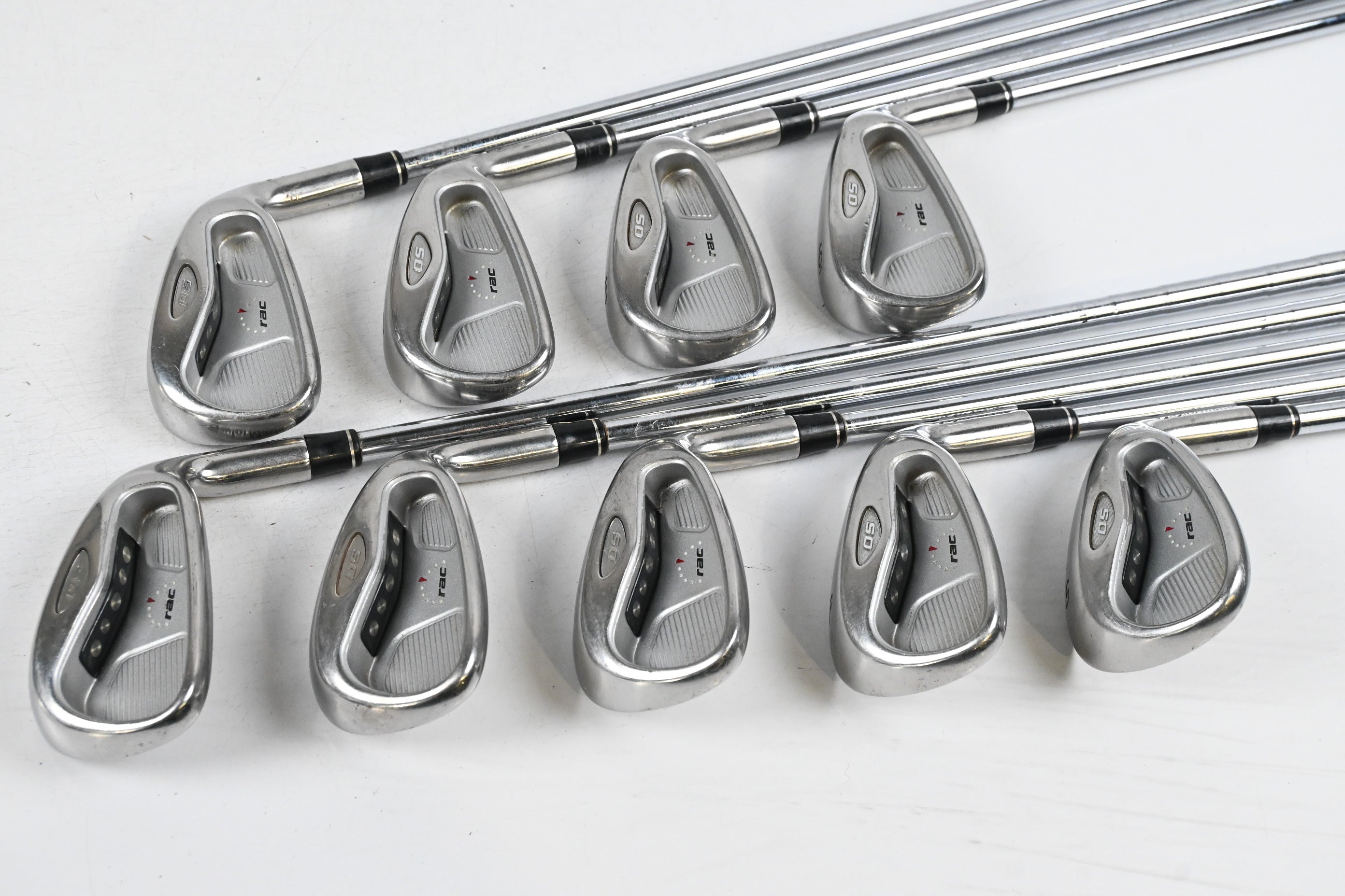 Taylormade RAC OS Irons / 3-PW+SW / Regular Flex T-Step Ultralite Shafts