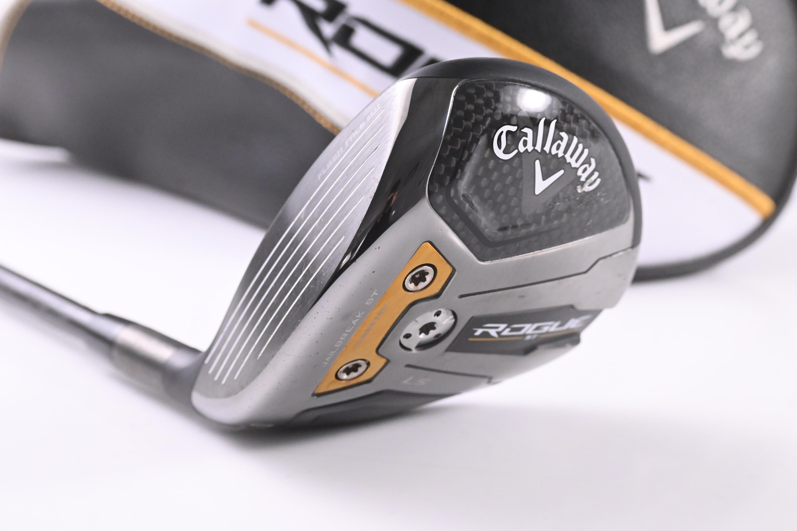 Left Hand Callaway Rogue ST LS #3 Wood / 15 Degree / Stiff Flex Tensei AV White