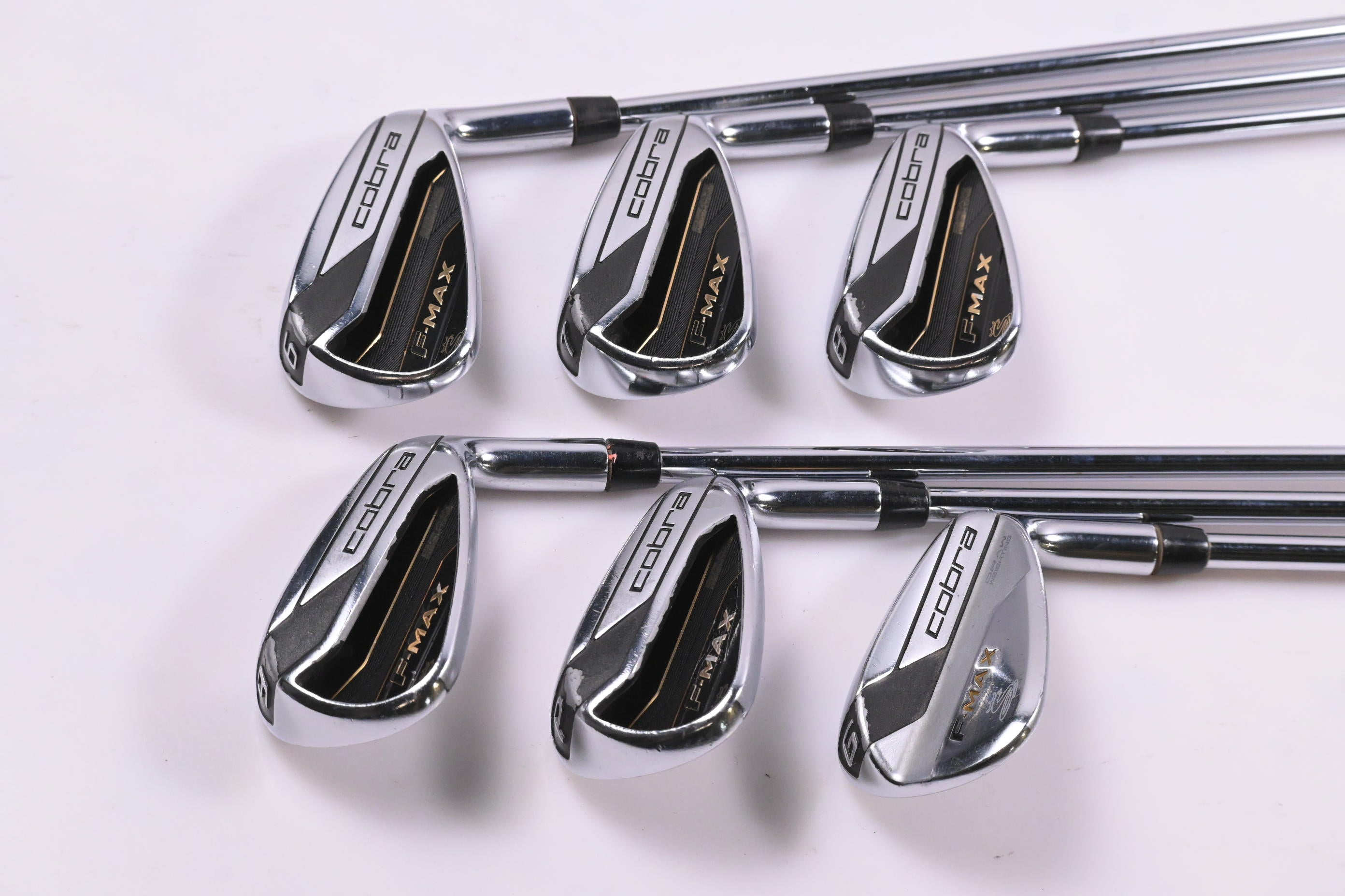 Cobra F-Max Irons / 6-PW+GW / Regular Flex SuperLight Shafts