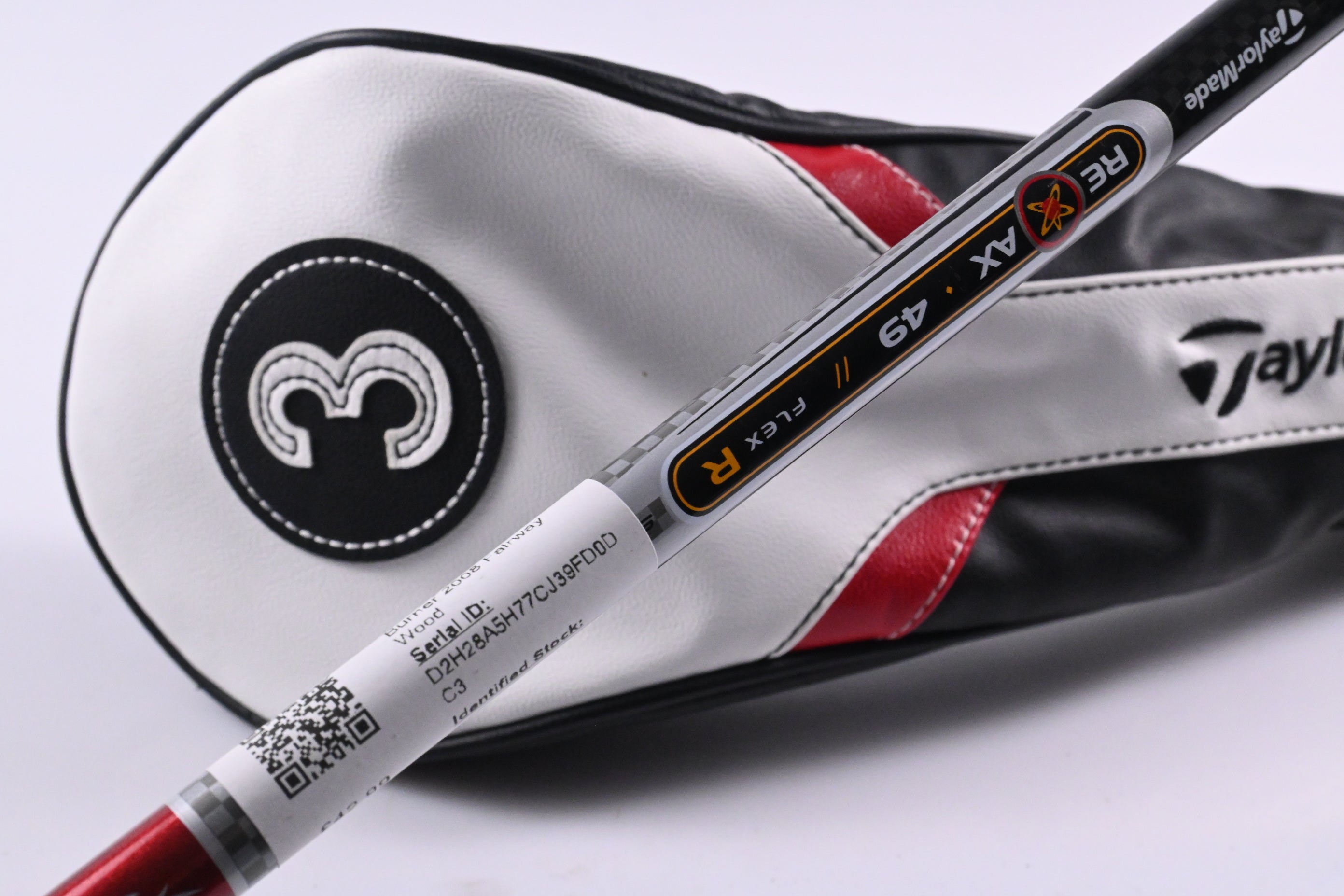 Taylormade Burner 2008 #3 Wood / 15 Degree / Regular Flex Reax 49 Shaft