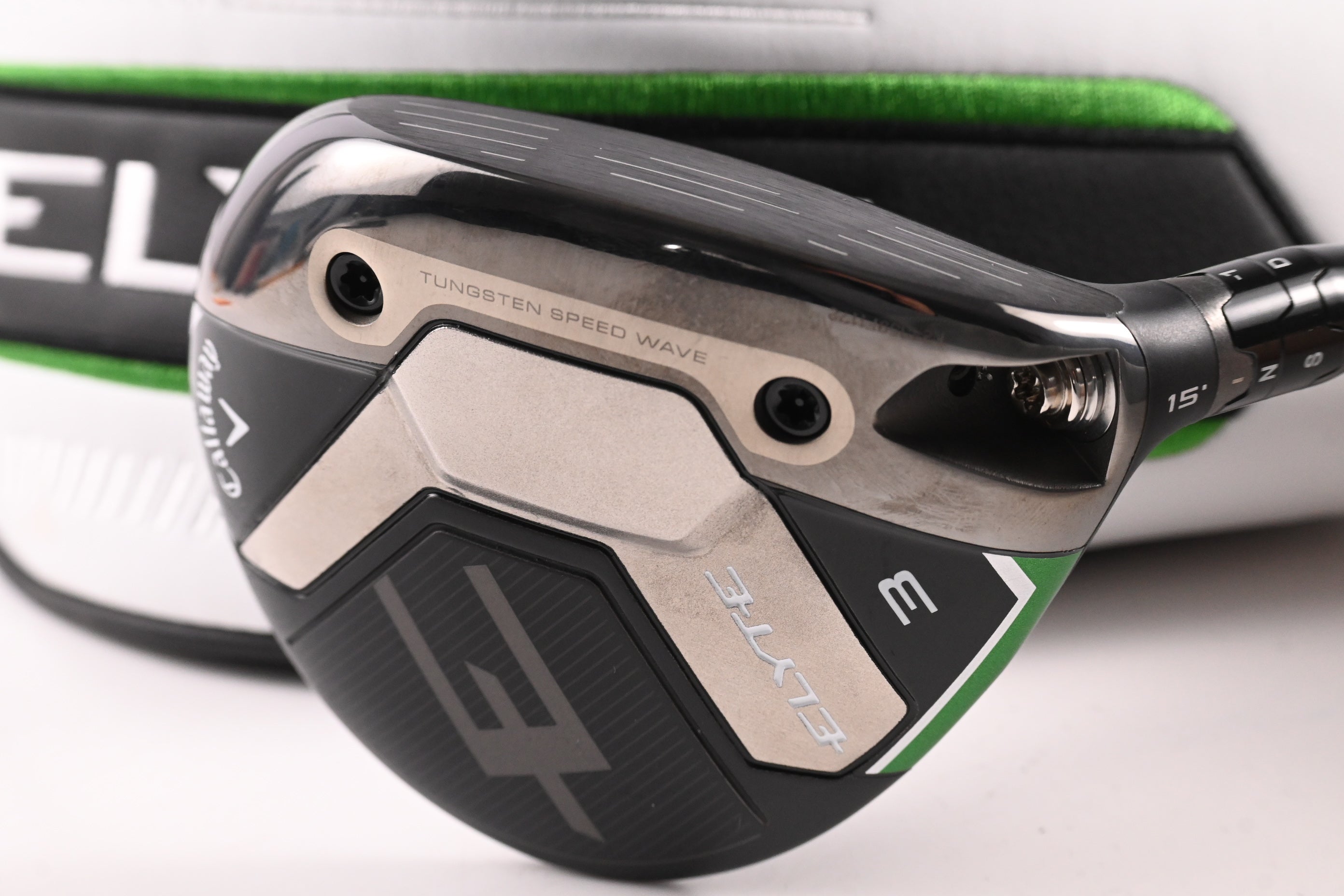 Callaway Elyte #3 Wood / 15 Degree / Stiff Flex Denali Charcoal 60 Shaft