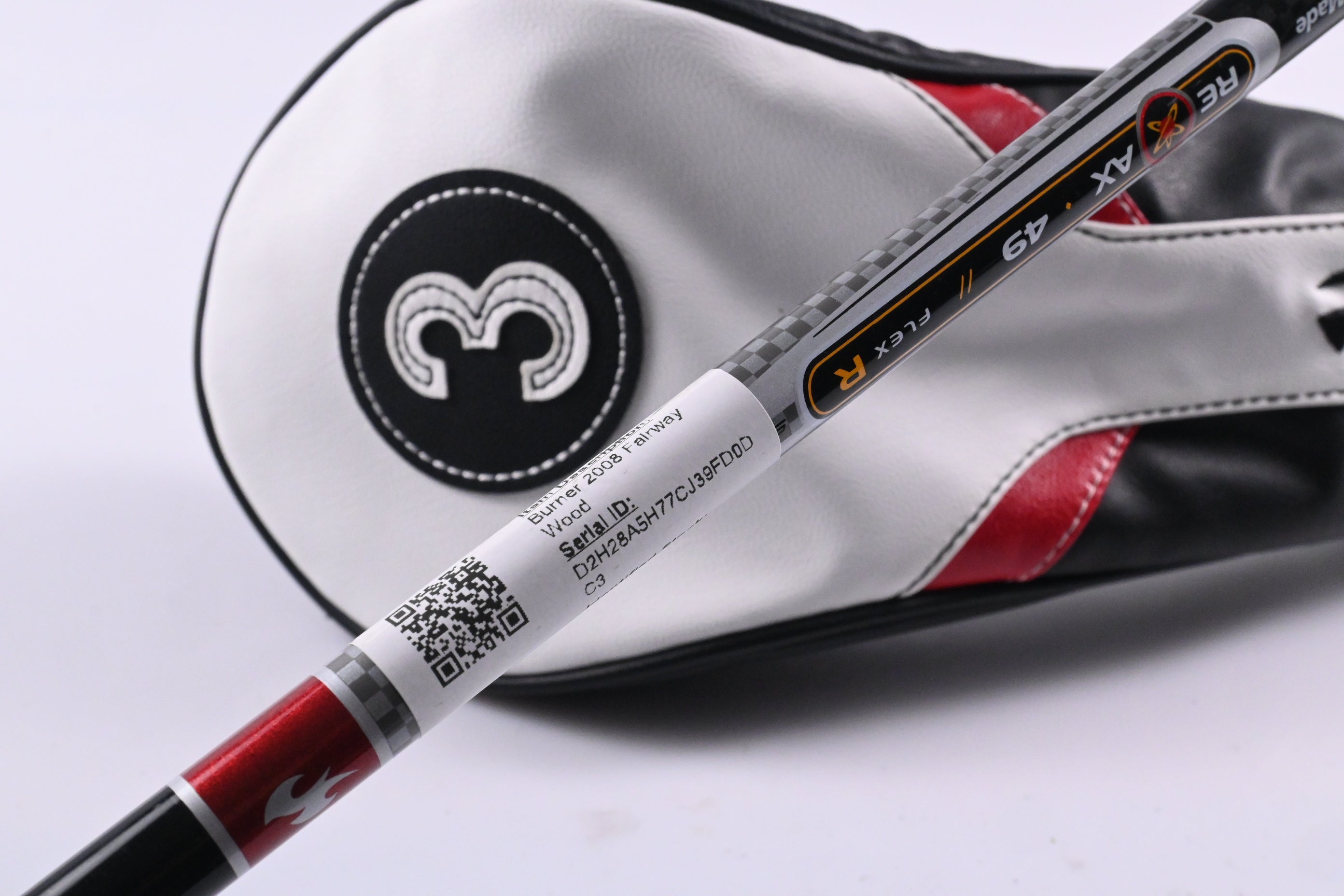 Taylormade Burner 2008 #3 Wood / 15 Degree / Regular Flex Reax 49 Shaft