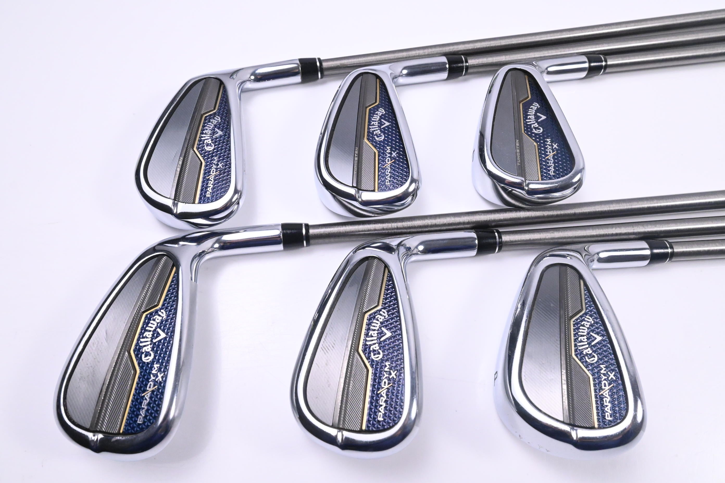 Callaway Paradym X Irons / 5-PW / Regular Flex Aerotech Steelfiber i80 Shafts