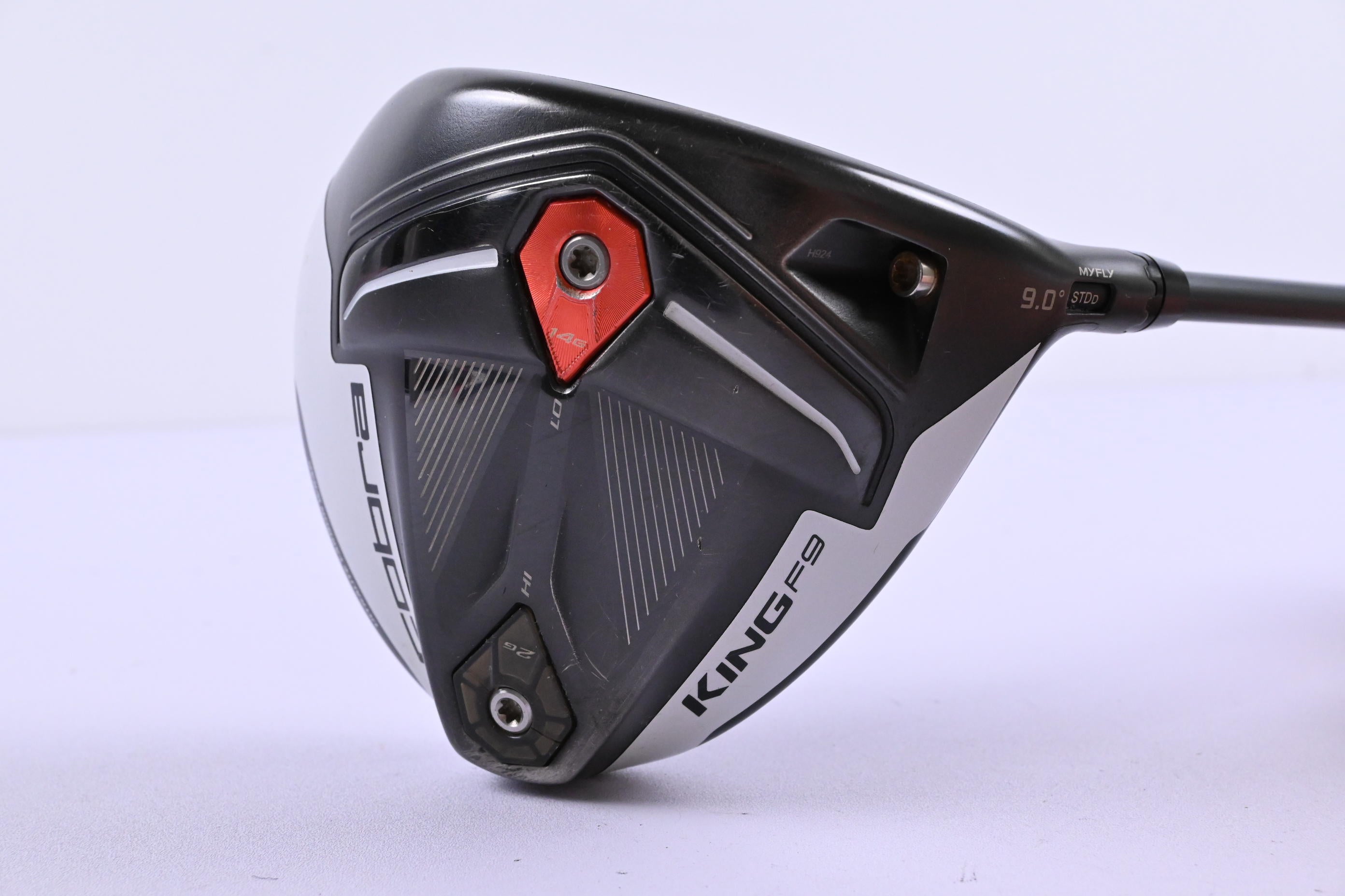 Cobra King F9 Driver / 9 Degree / Regular Flex HZRDUS Smoke Black 60 Shaft