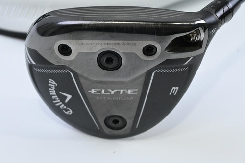 Callaway Elyte Ti #3 Wood / 15 Degree / Stiff Flex Fujikura Ventus TR Blue Velocore 7