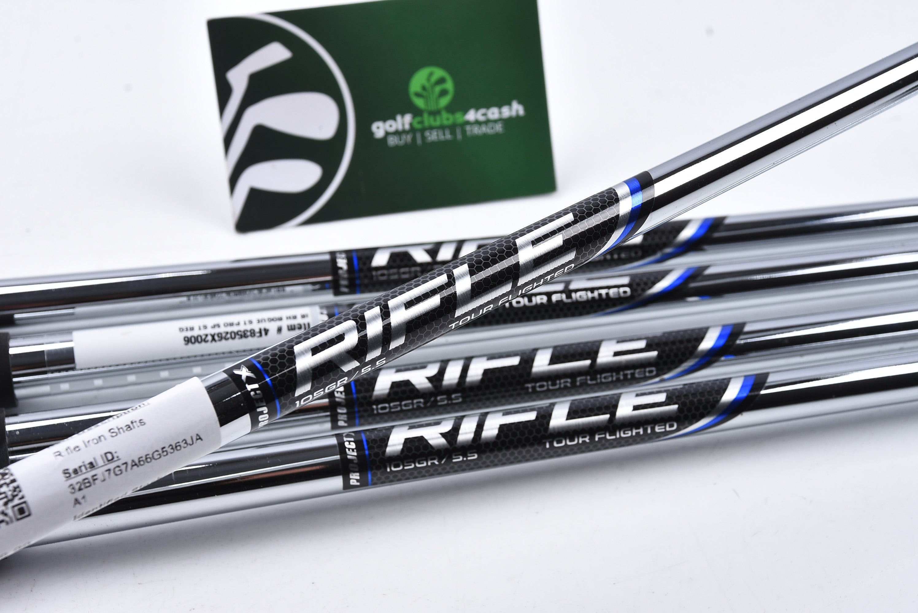 Project X Rifle 105 Steel Iron Shafts / Regular Flex / .370" Tip