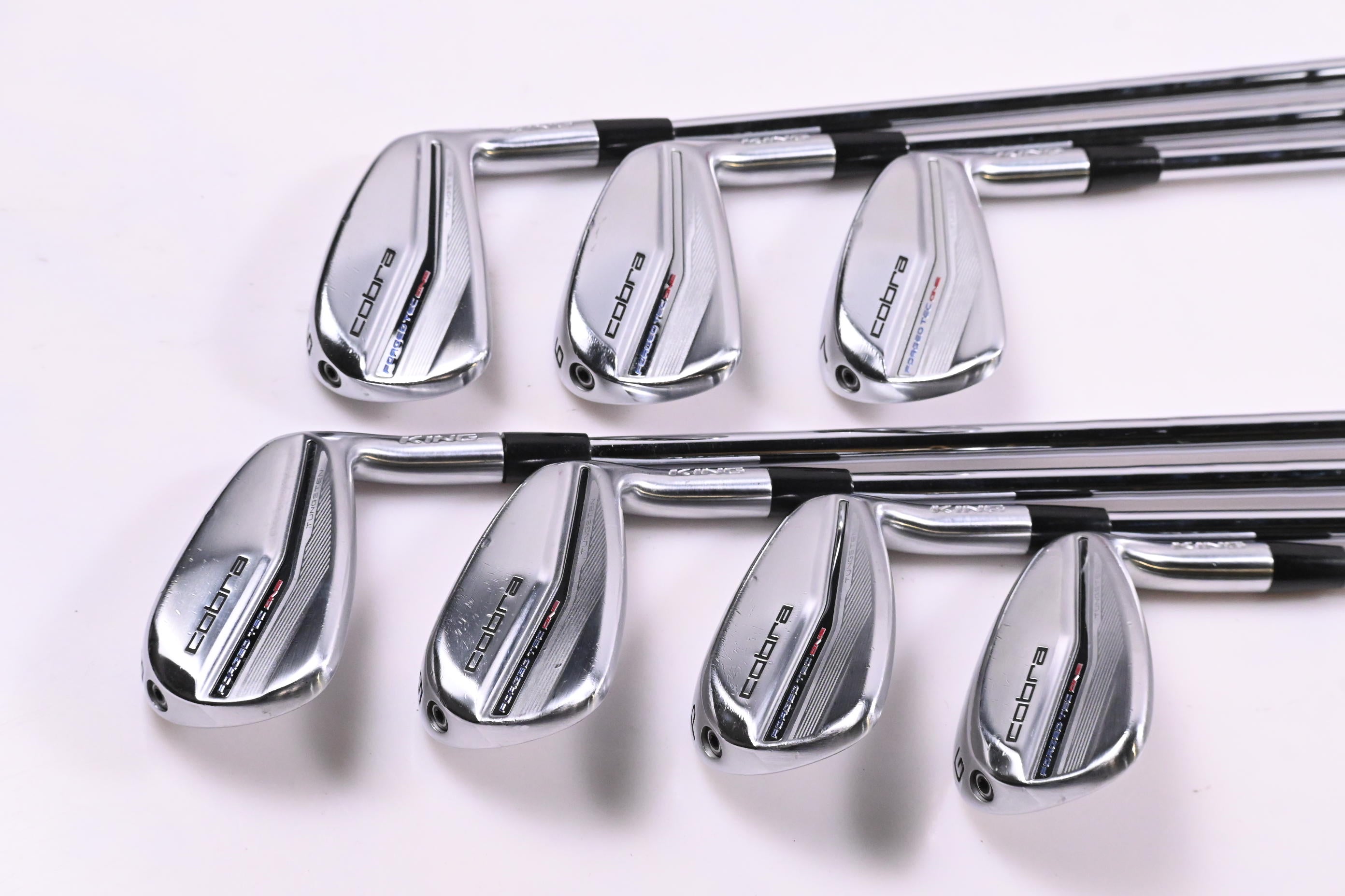 Cobra Forged Tec One Length 2022 Irons / 5-PW+GW / Stiff Flex KBS $-Taper Lite