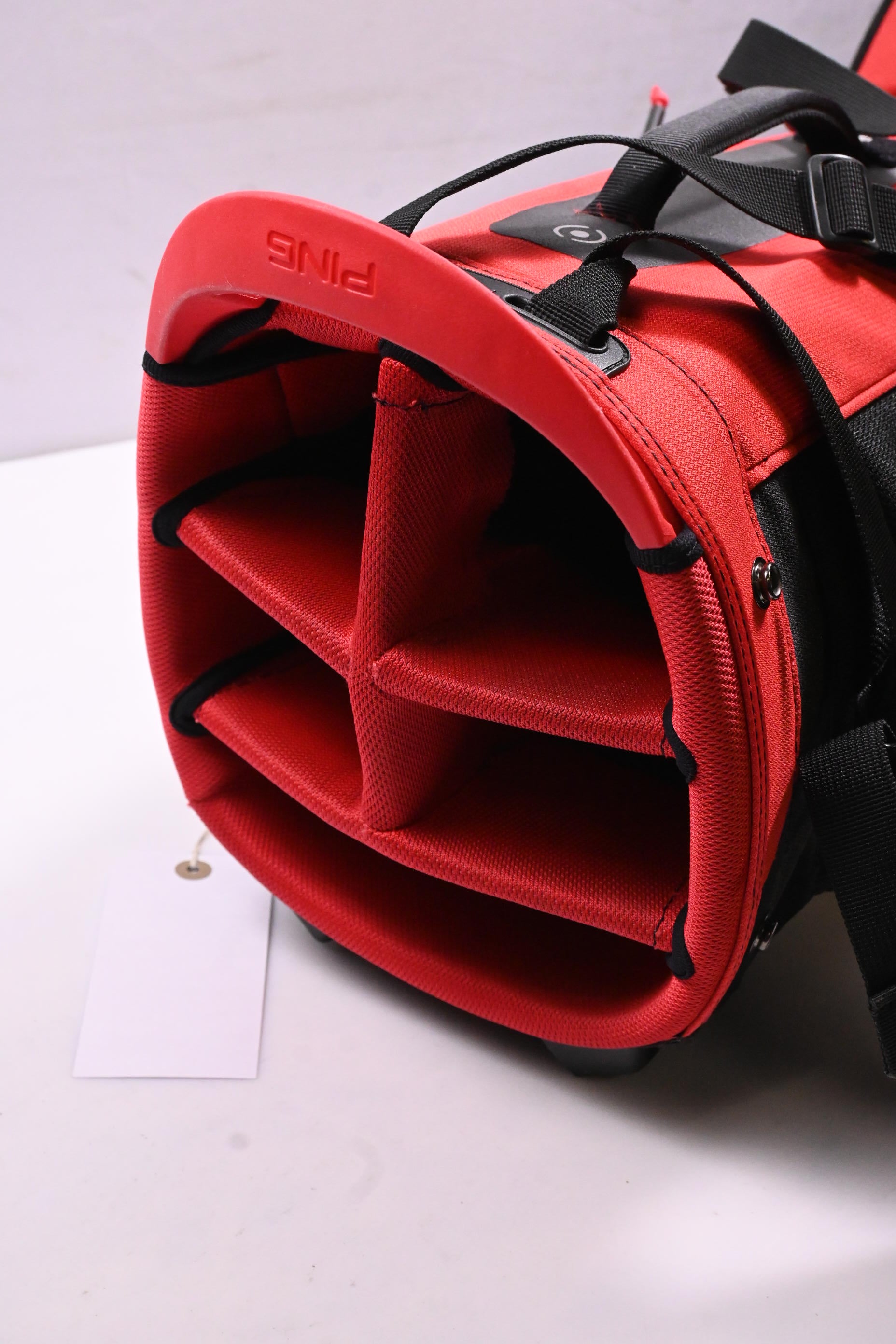Ping Hoofer Stand Bag / 5-Way Divider / Black, Red
