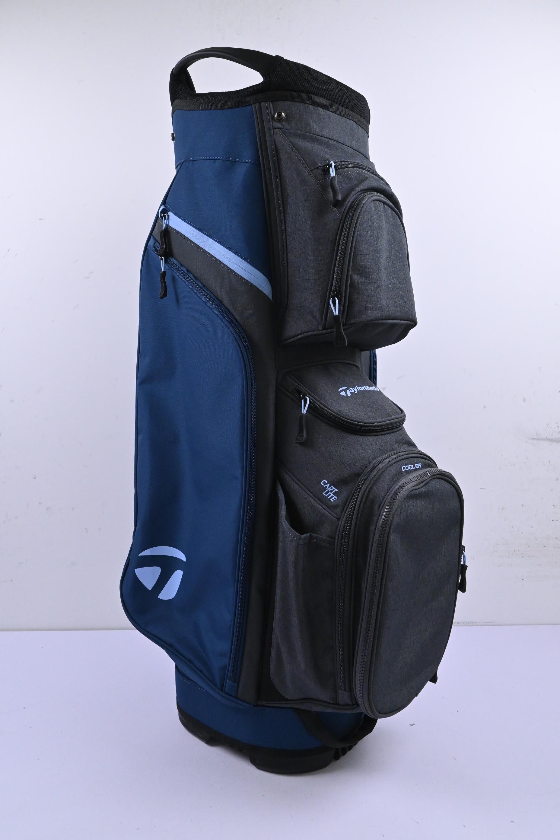 Taylormade Cart Lite Cart Bag / 14-Way Divider / Blue & Grey