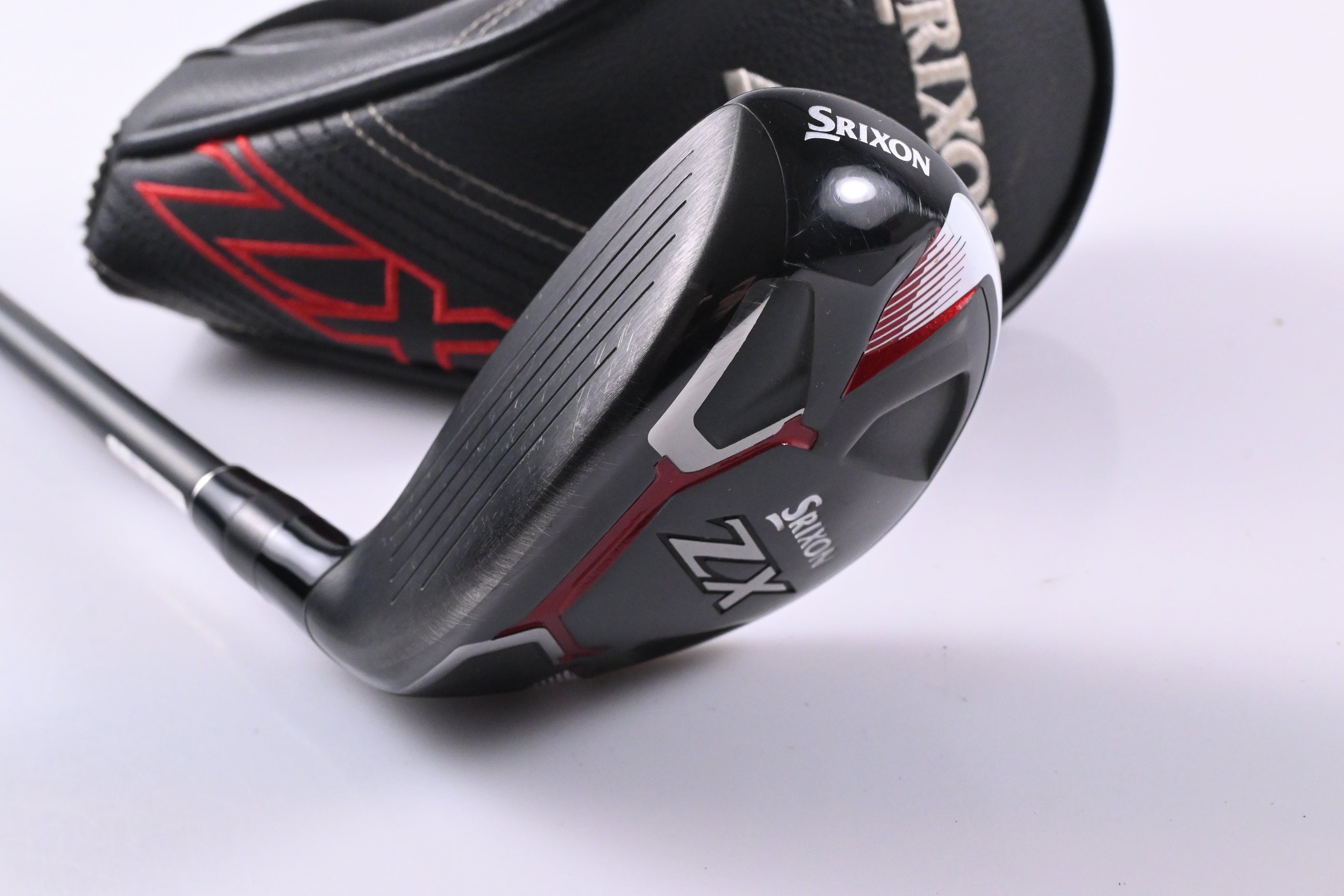 Left Hand Srixon ZX #4 Hybrid / 22 Degree / Regular Flex HZRDUS Smoke Black 80
