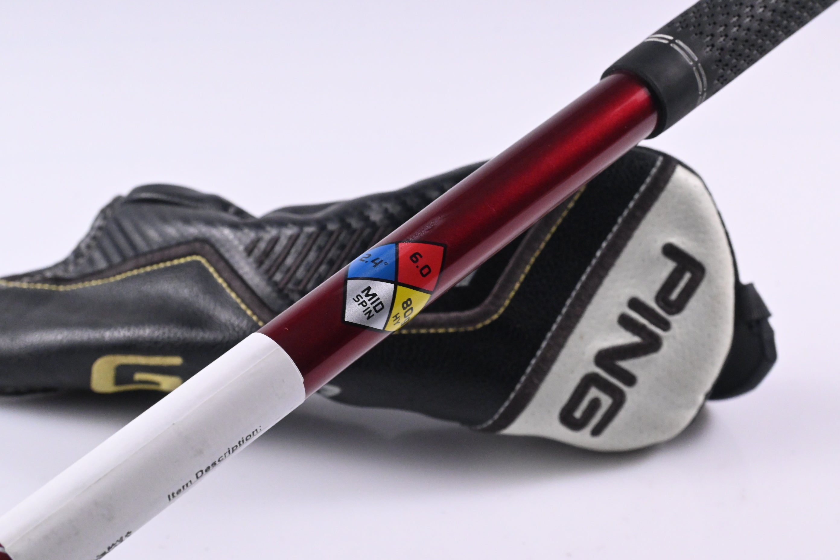 Ping G430 #3 Hybrid / 19 Degree / Stiff Flex HZRDUS Smoke RDX Red 80 Shaft