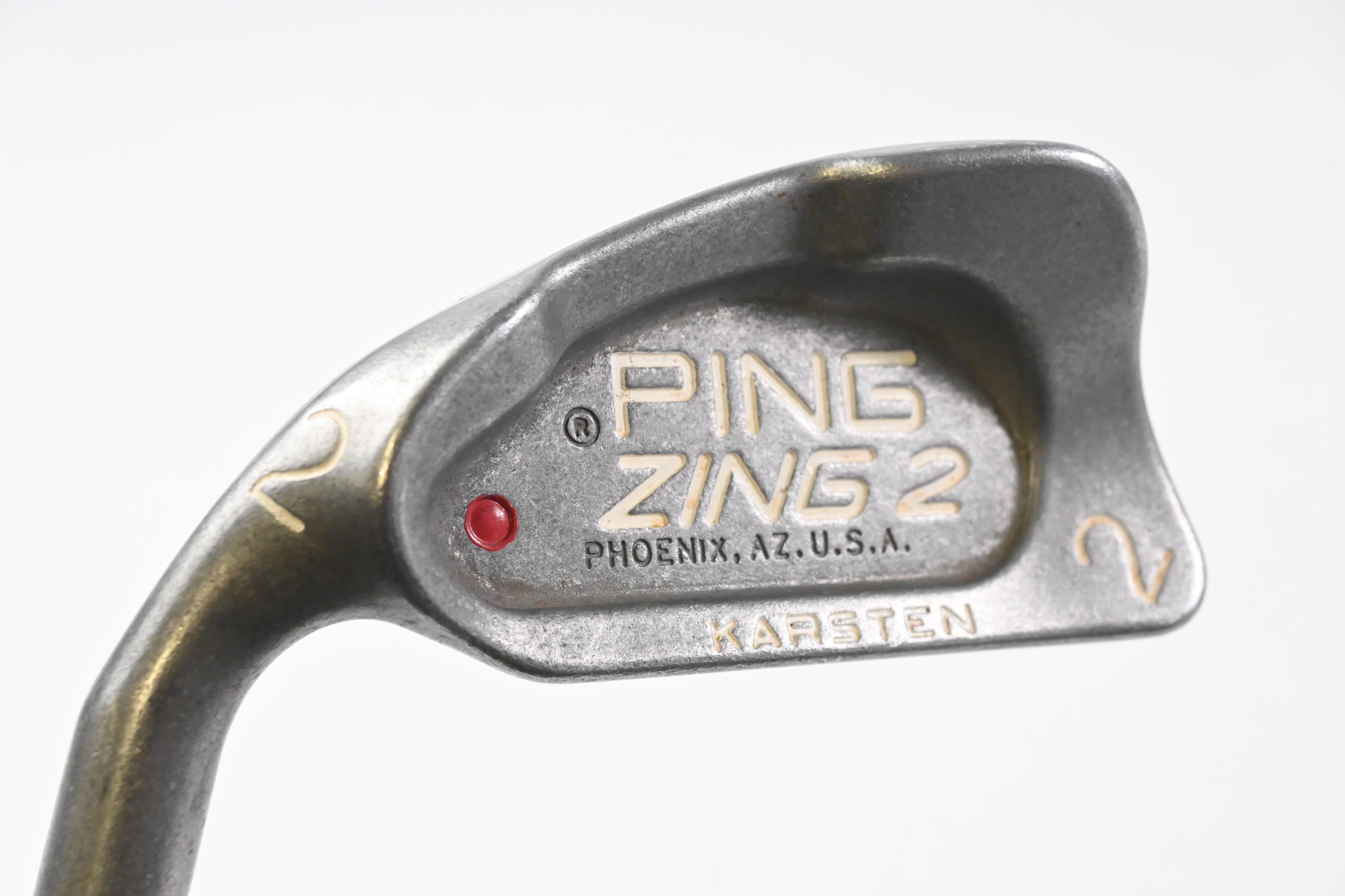 Left Hand Ping Zing 2 #2 Iron / 18 Degree / Red Dot / Regular Flex Ping Karsten