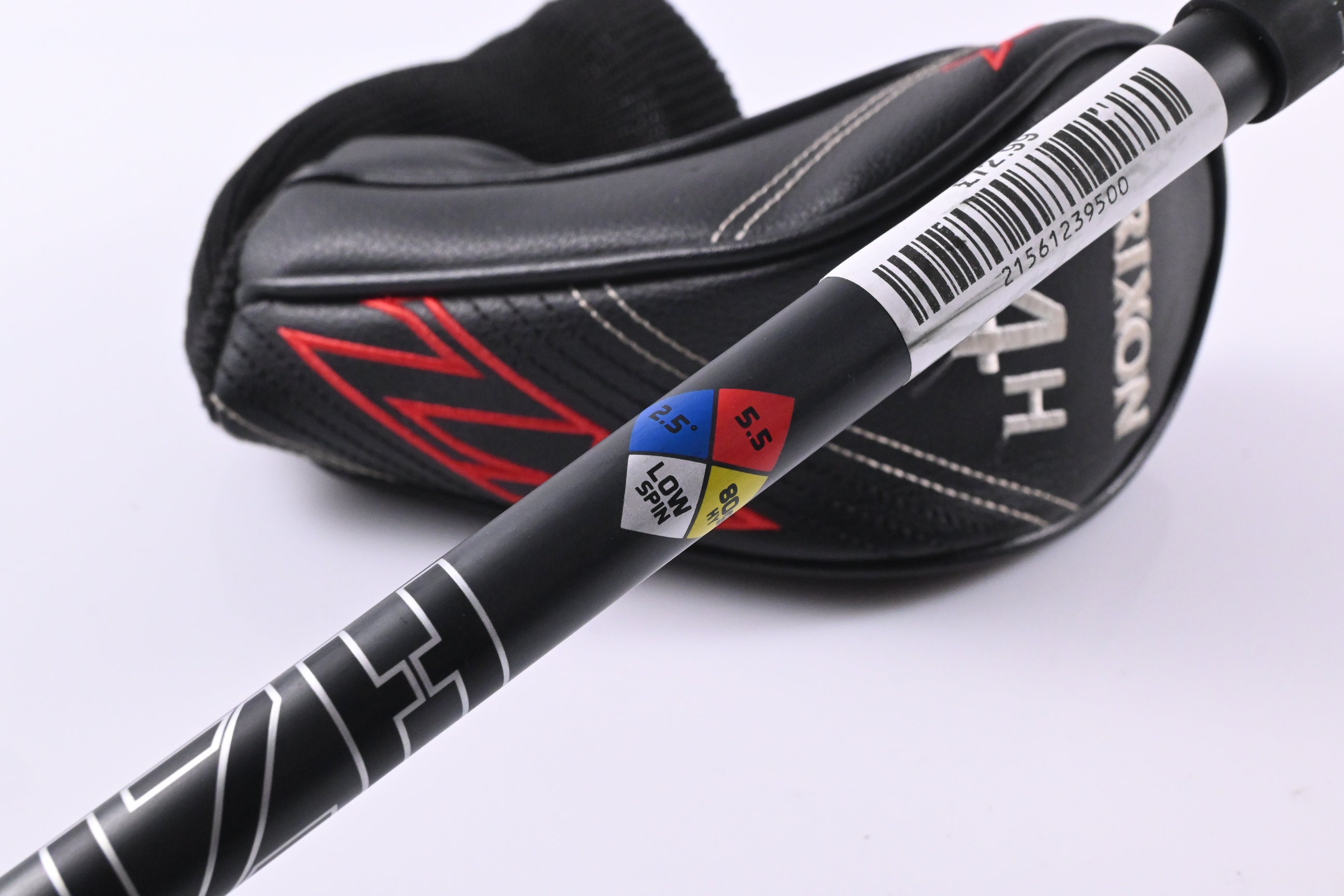Left Hand Srixon ZX #4 Hybrid / 22 Degree / Regular Flex HZRDUS Smoke Black 80