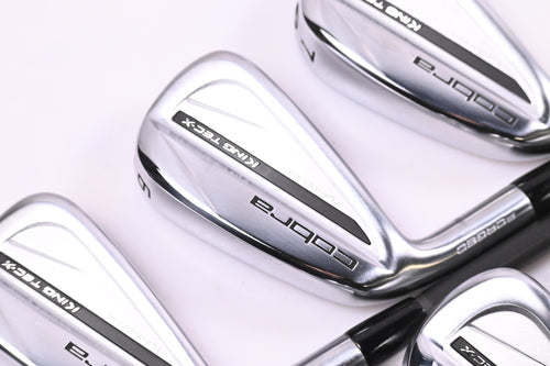 Left Hand Cobra 2025 King Tec-X Irons / 5-PW / Senior Flex Cobra UltraLite 45