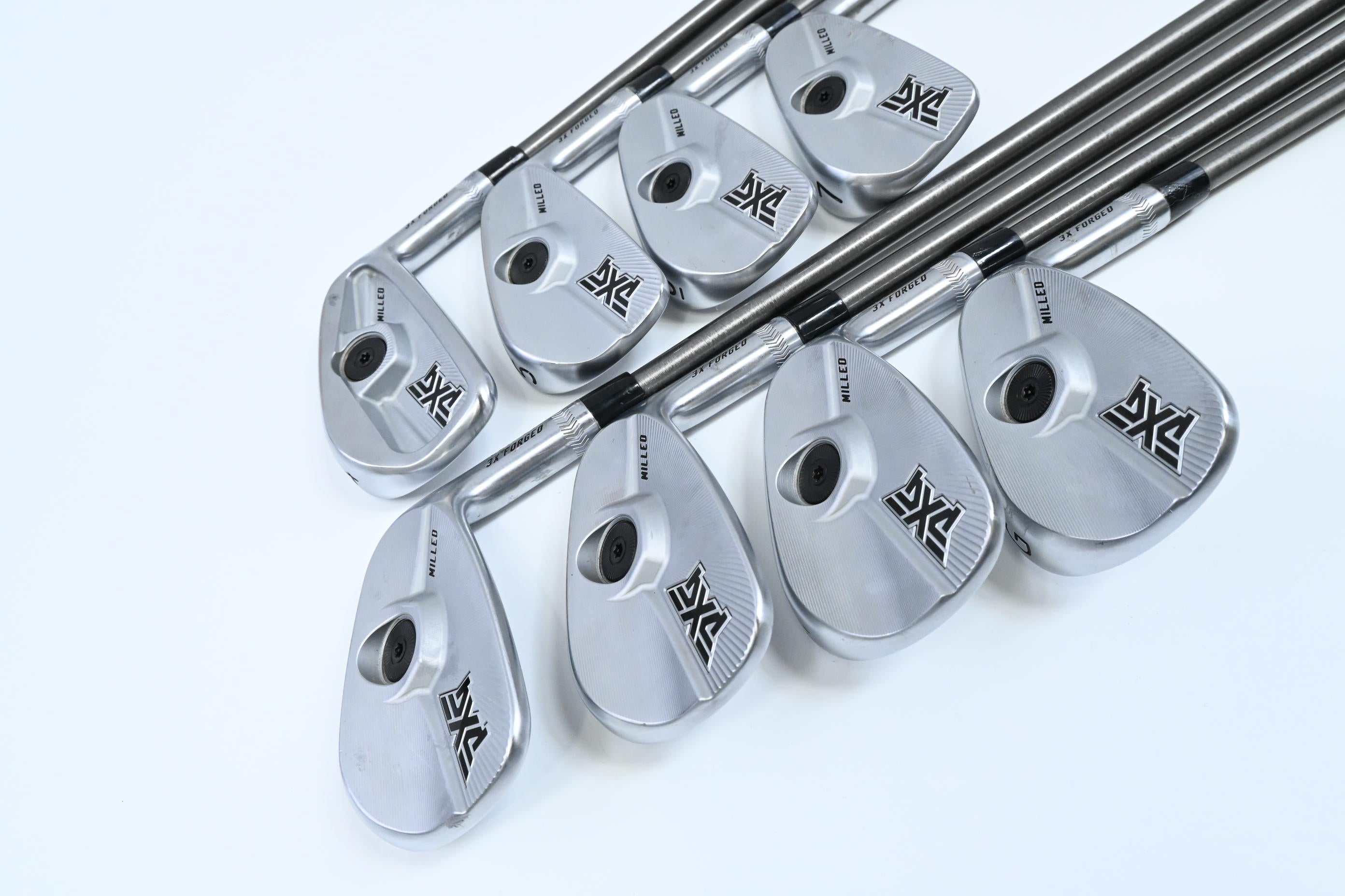 PXG 0317 ST Milled Irons / 4-PW+GW / Regular Flex Areotech Steelfiber i95 Shafts