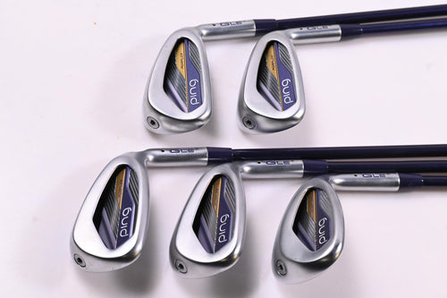 Ladies Ping G Le4 Irons / 7-PW+SW / Black Dot / Ladies Flex Ping Alta LE Shafts