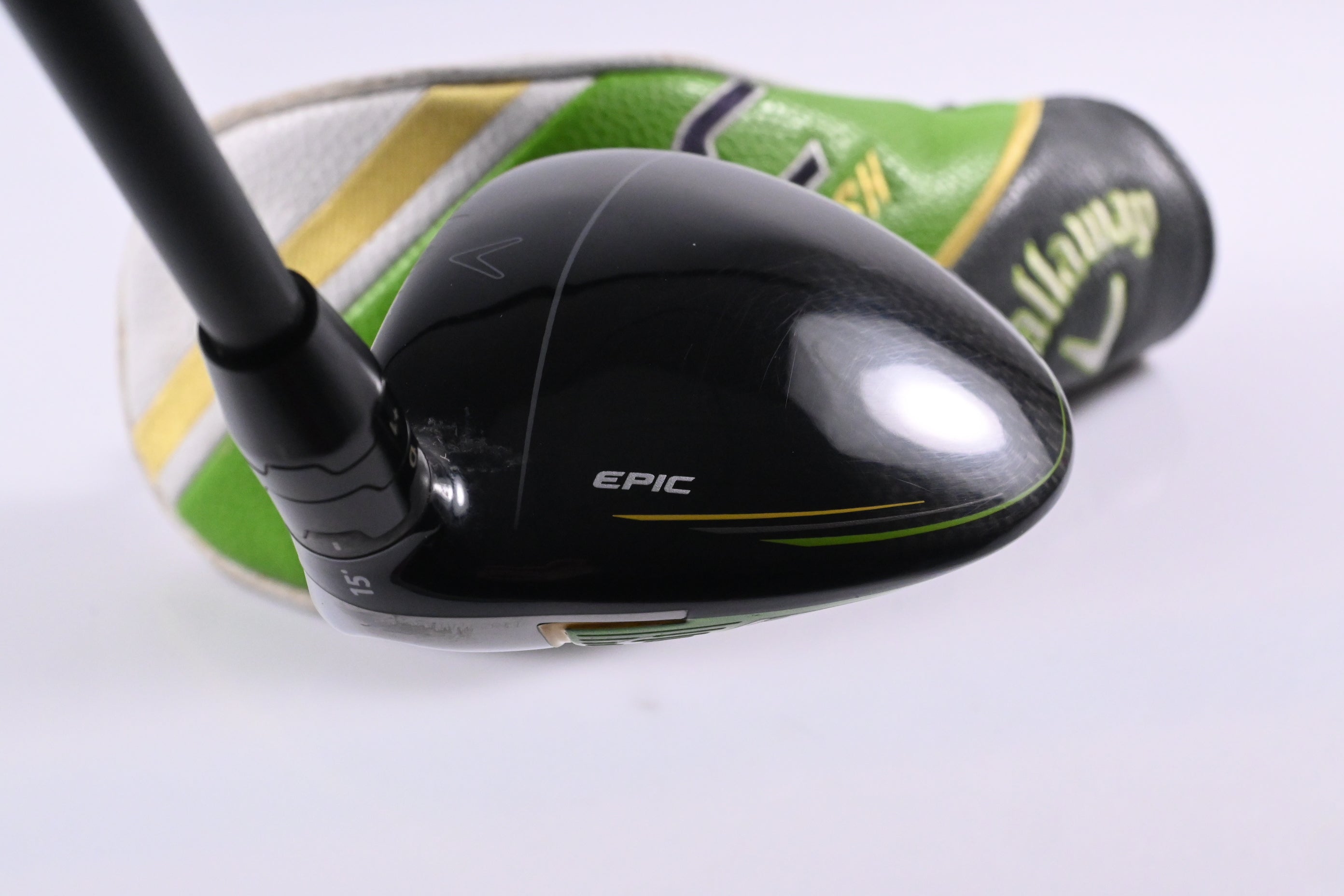 Callaway Epic Flash #3 Wood / 15 Degree / Stiff Flex HZRDUS Smoke Black 70 Shaft