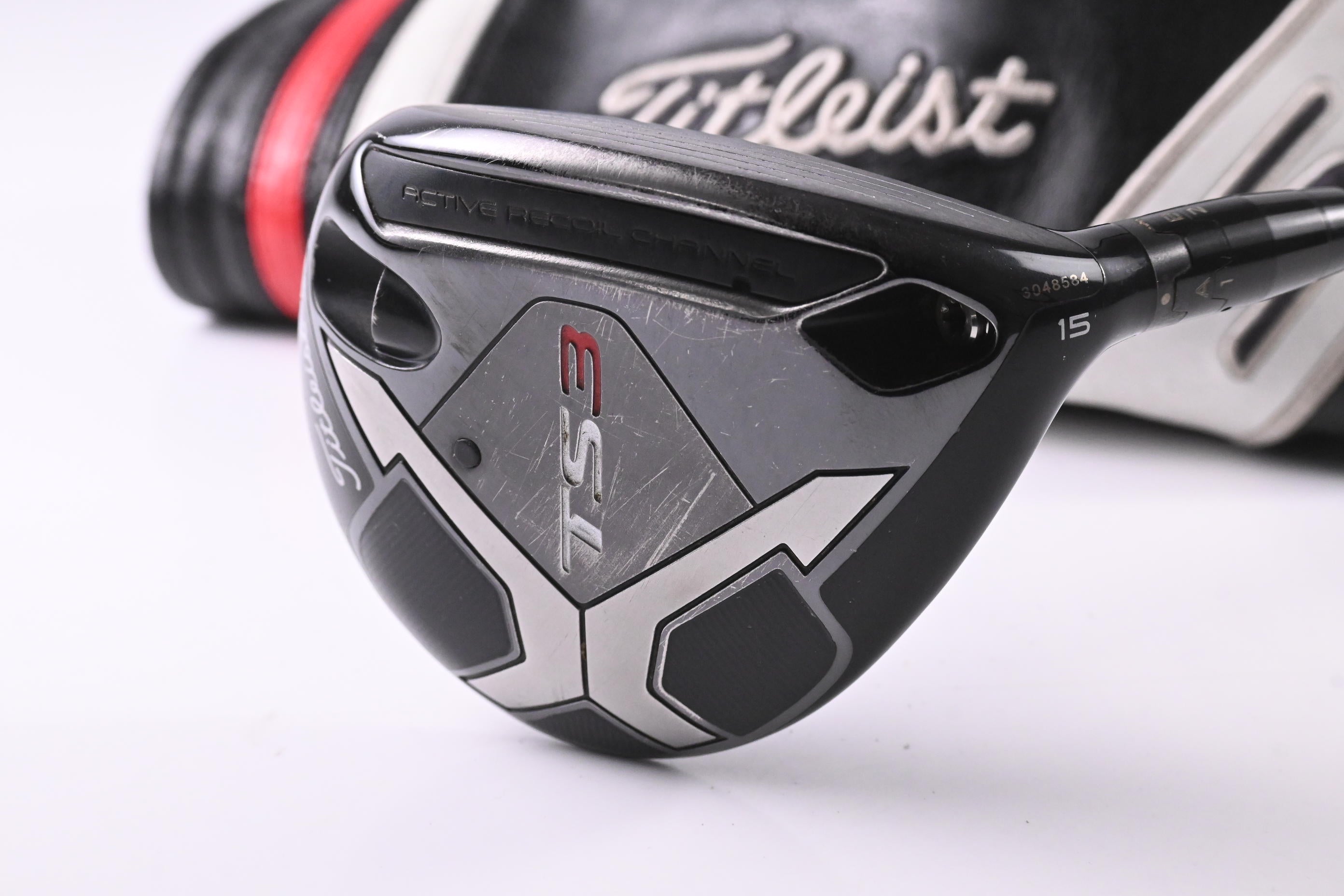 Titleist TS3 #3 Wood / 15 Degree / Stiff Flex HZRDUS Smoke Black 70 Shaft