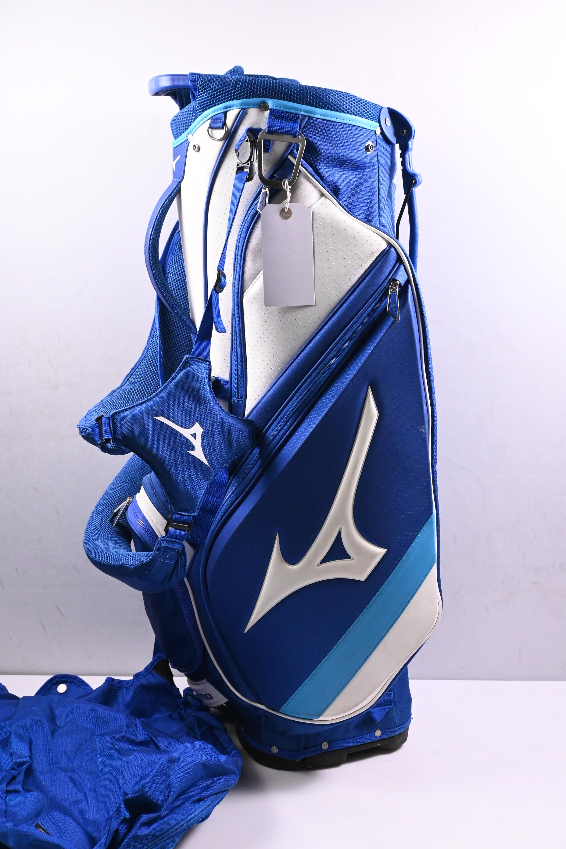Mizuno Stand Bag / 6-Way Divider / Blue, White