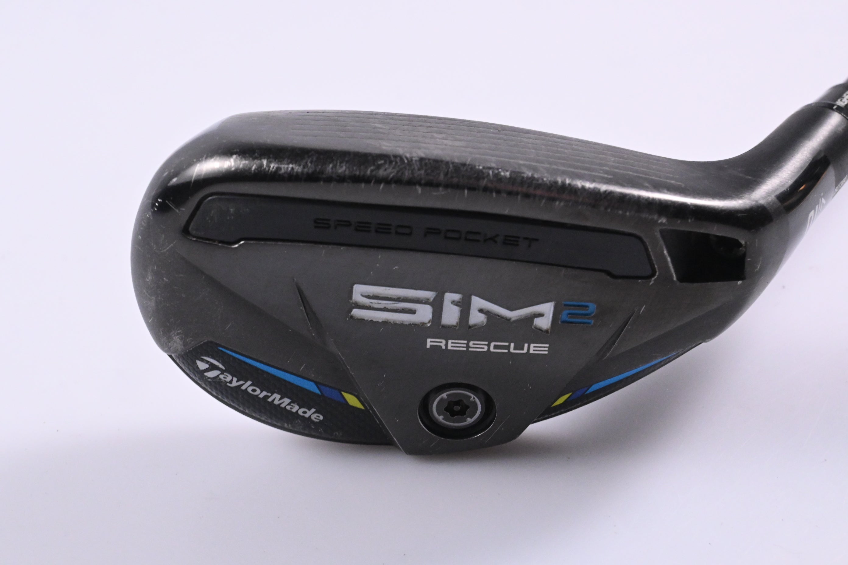 Taylormade SIM2 #2 Hybrid / 17 Degree / Stiff Flex Tensei AV Raw Blue 80 Shaft