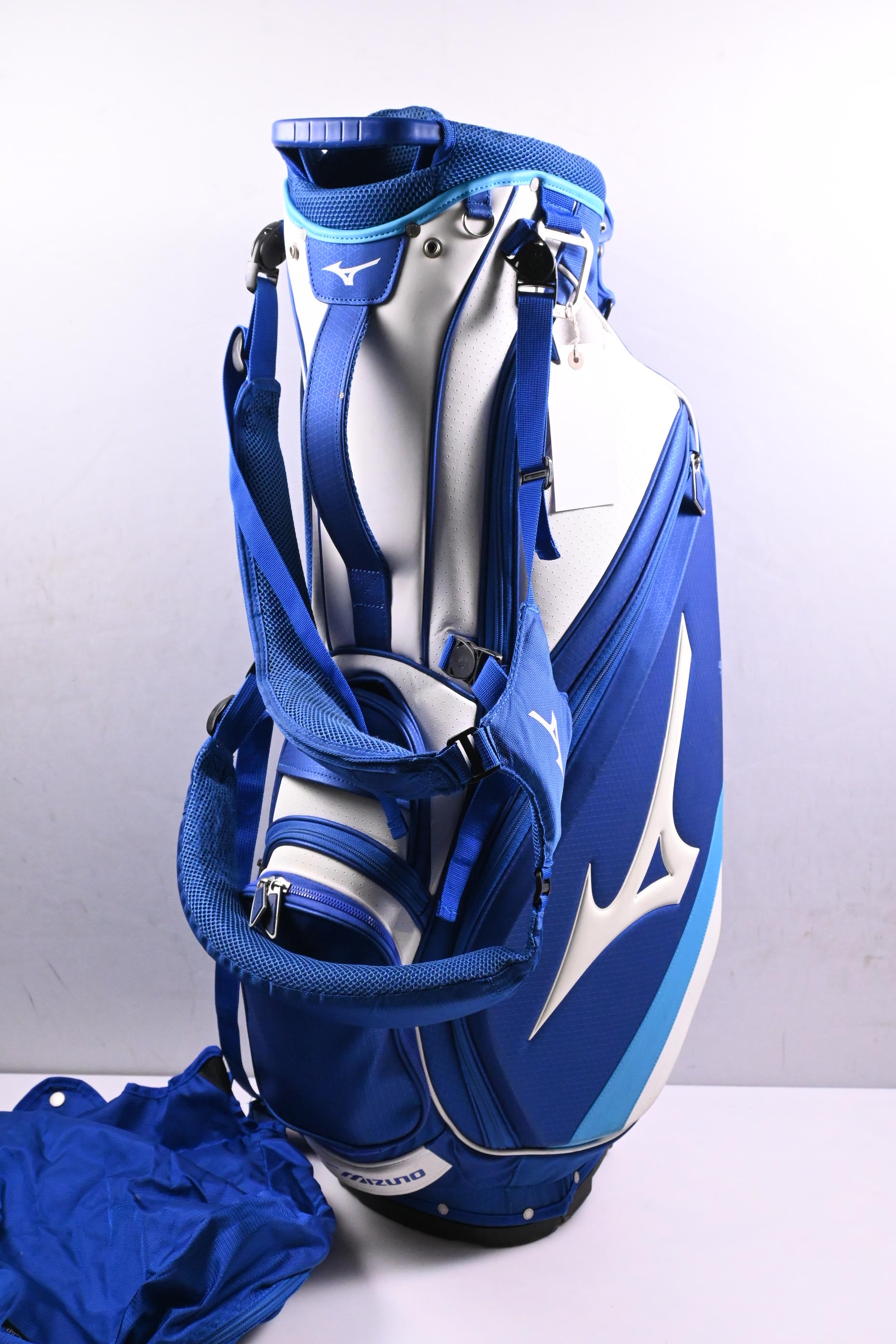 Mizuno Stand Bag / 6-Way Divider / Blue, White