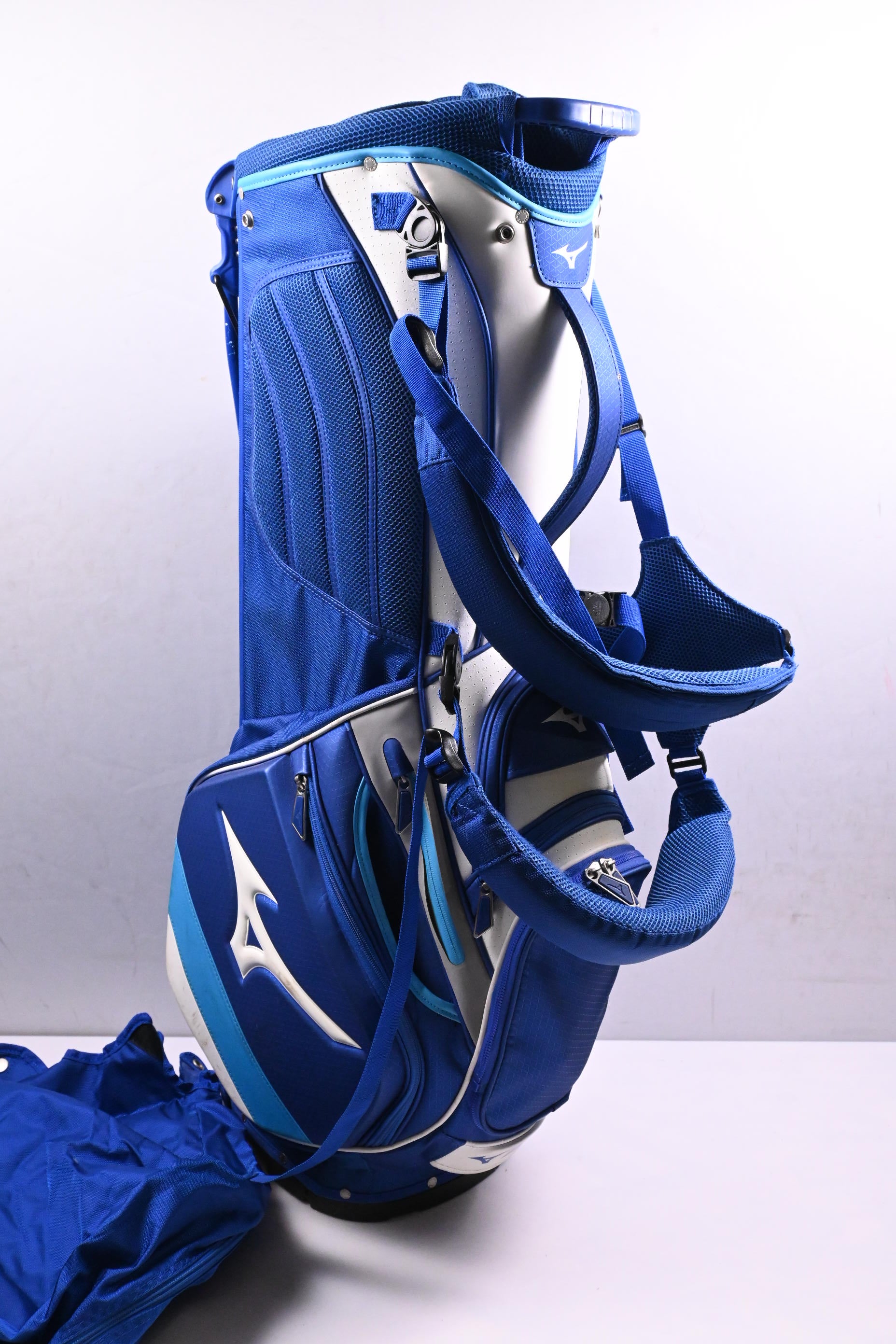 Mizuno Stand Bag / 6-Way Divider / Blue, White