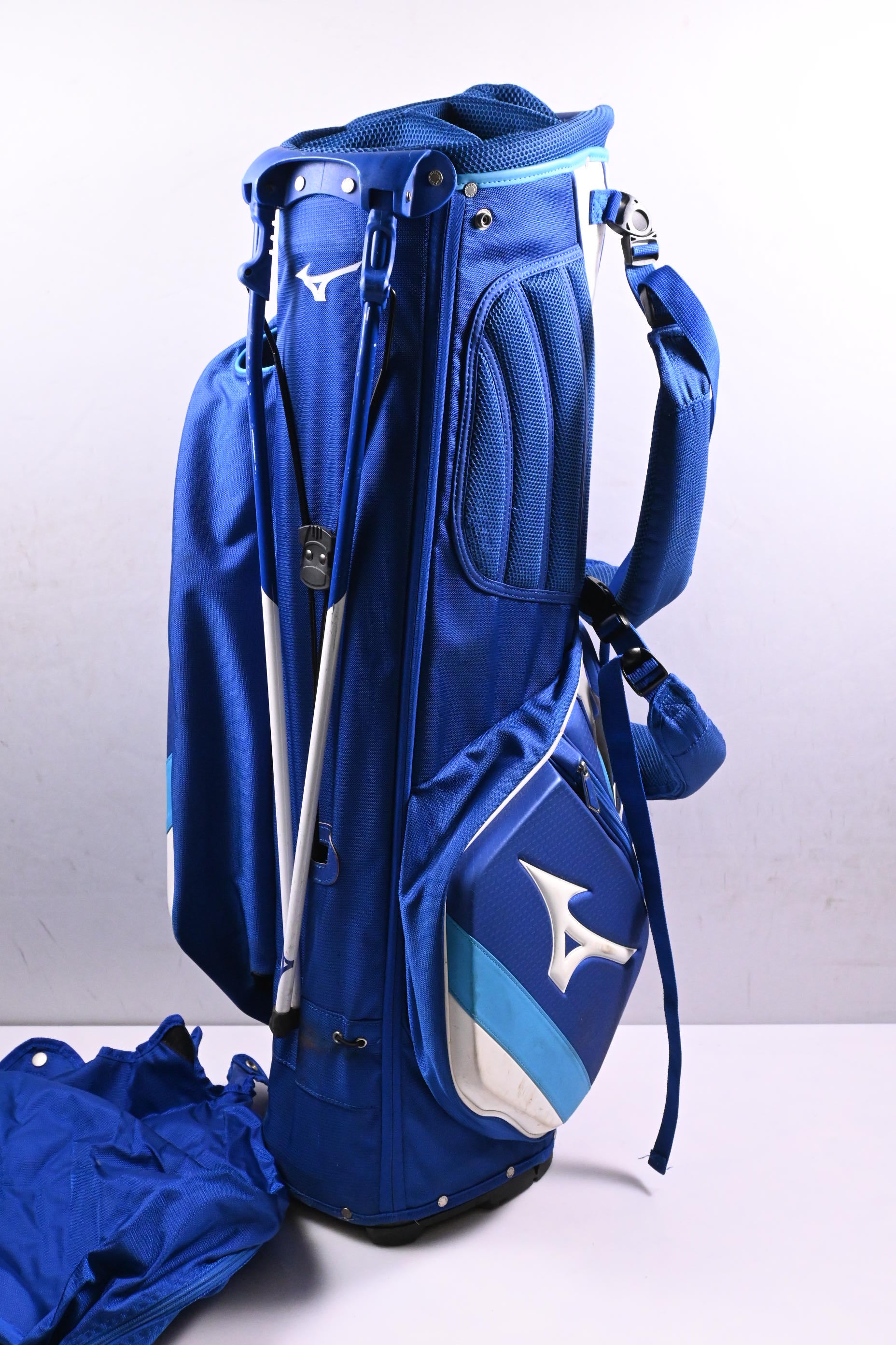 Mizuno Stand Bag / 6-Way Divider / Blue, White