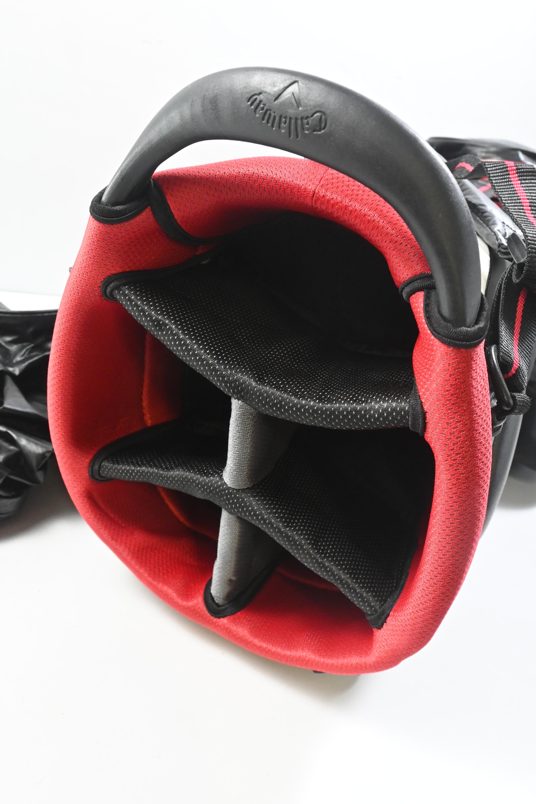 Callaway Aqua Dry Stand Bag / 4-Way Divider / Black, Red & White