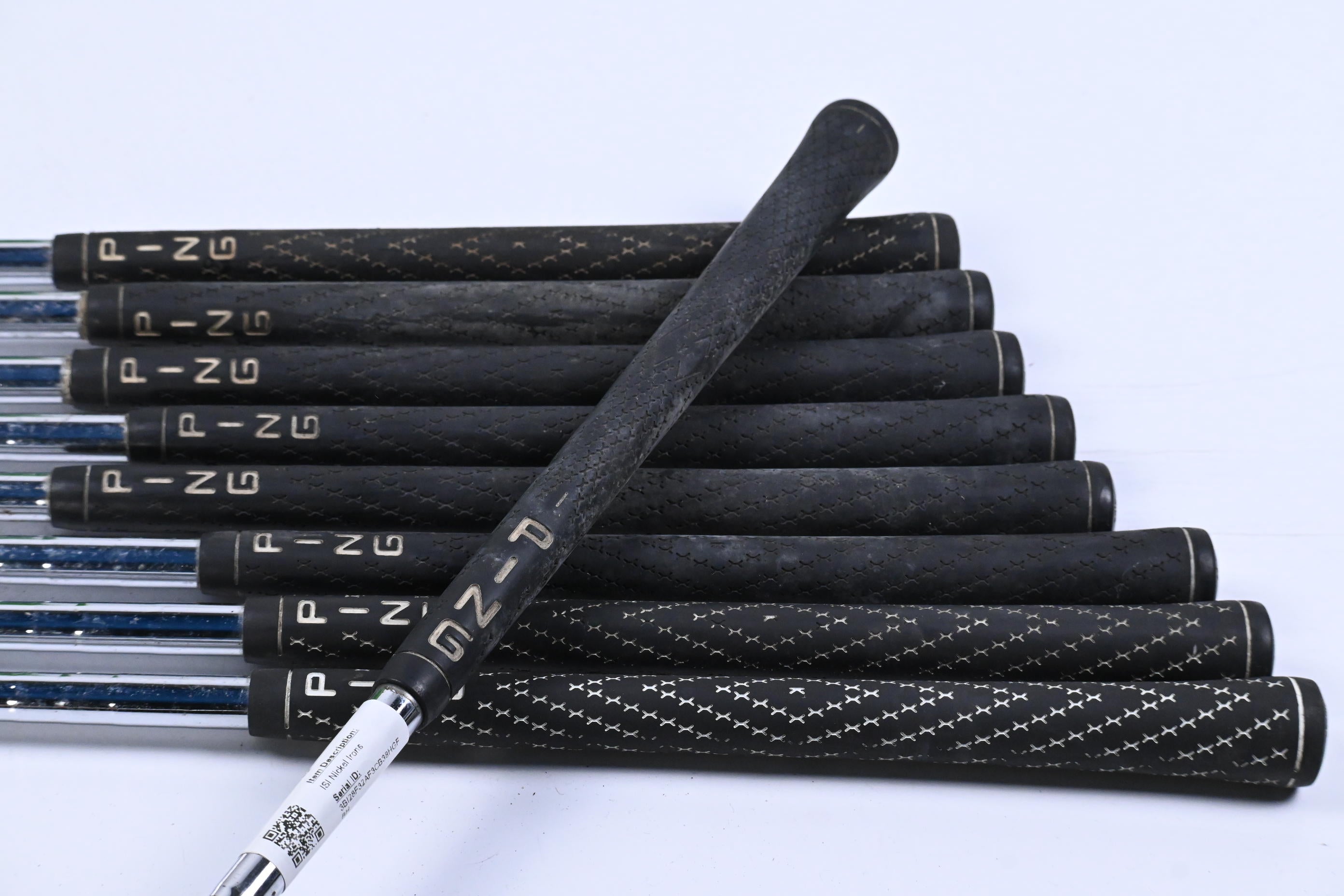 Ping ISI Nickel Irons / 3-PW+SW / Black Dot / Stiff Flex Ping JZ Cushin Shafts